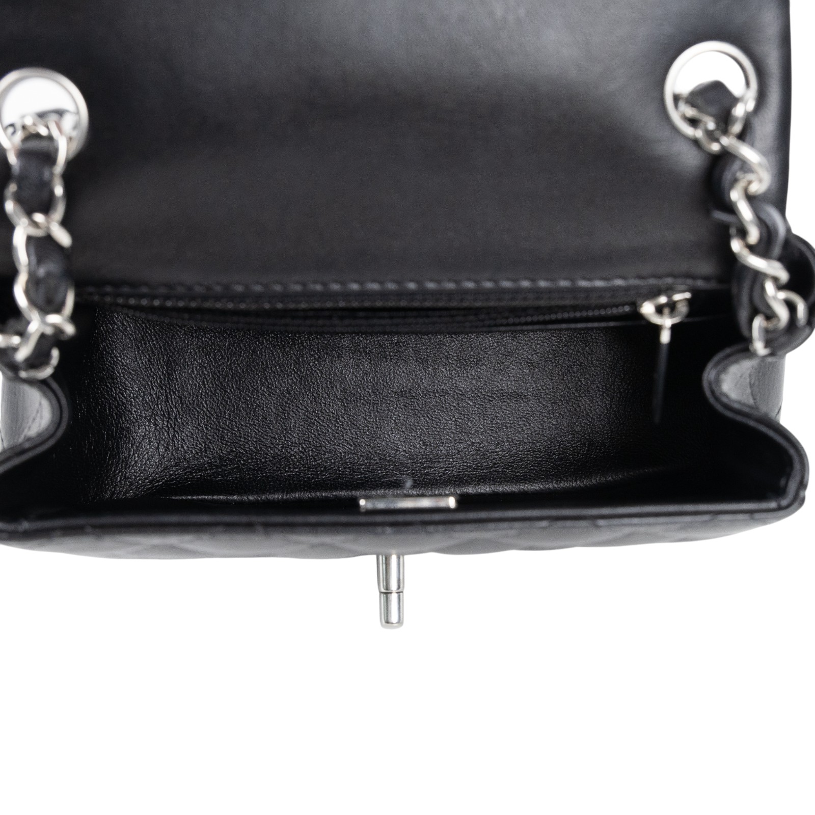 香奈兒 CHANEL CF 方形 迷你 口蓋包 A35200 Y01480 晶片款 黑銀羊COCO17方胖 原廠盒子/防塵袋/購買證明