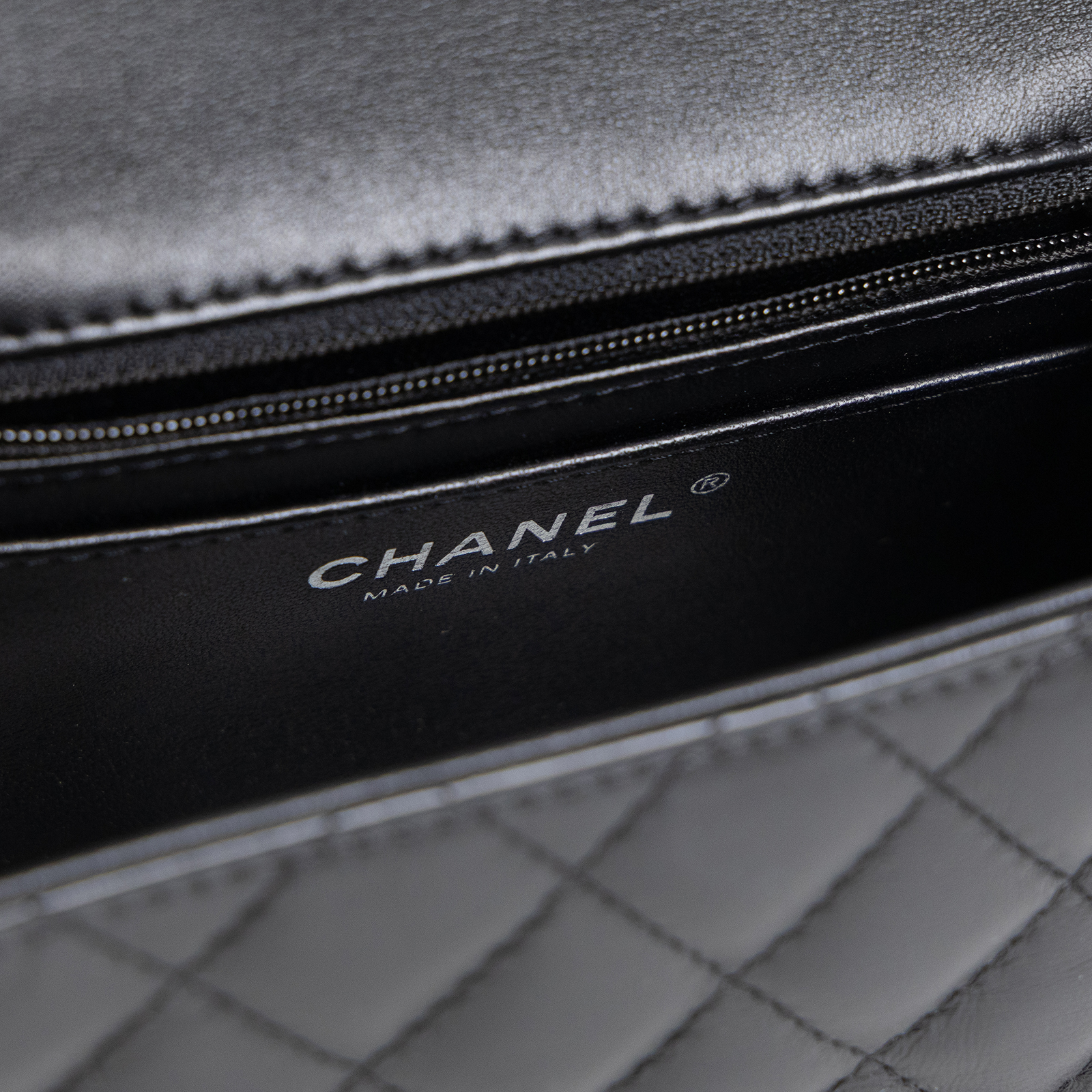 香奈兒 CHANEL CF 方形 迷你 口蓋包 A35200 Y01480 晶片款 黑銀羊COCO17方胖 原廠盒子/防塵袋/購買證明