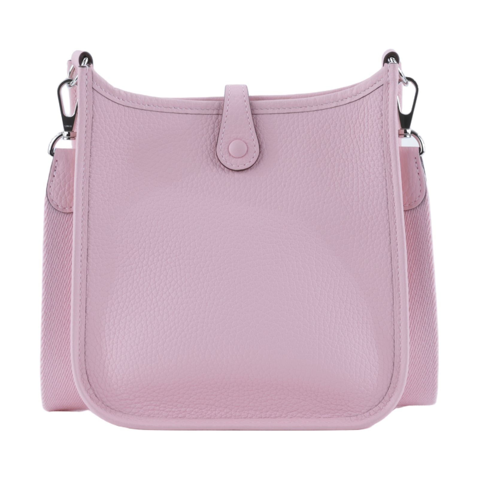 愛馬仕 Hermes Evelyne Bag Mini 伊芙琳包 Evelyne 16 櫻花粉色 銀色五金 H085945CK3Q /KMN006KD  原廠盒子/防塵袋