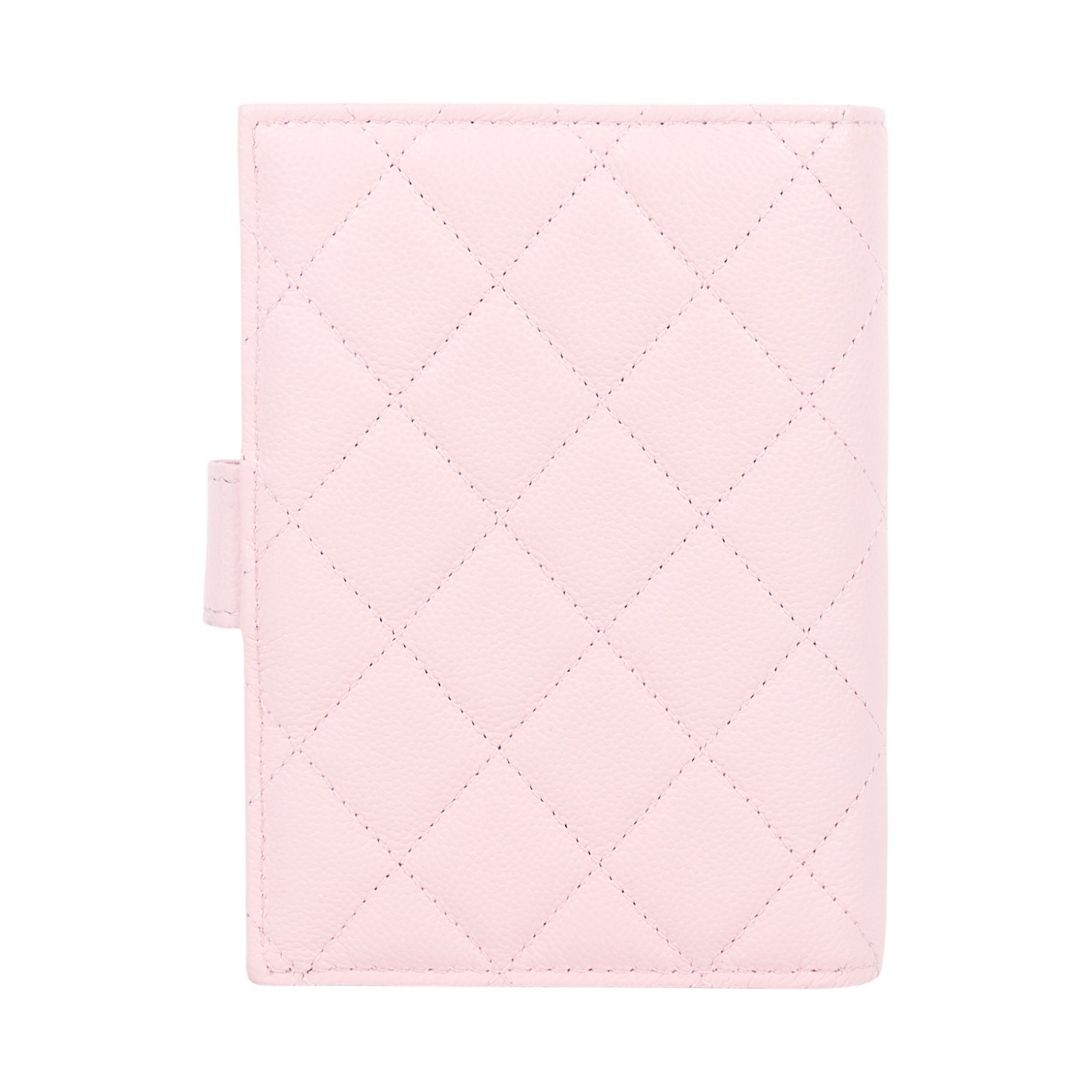 香奈兒 CHANEL 護照夾 中型 錢包 AP3791 晶片款 粉荔枝護照夾皮夾 原廠盒子/防塵袋