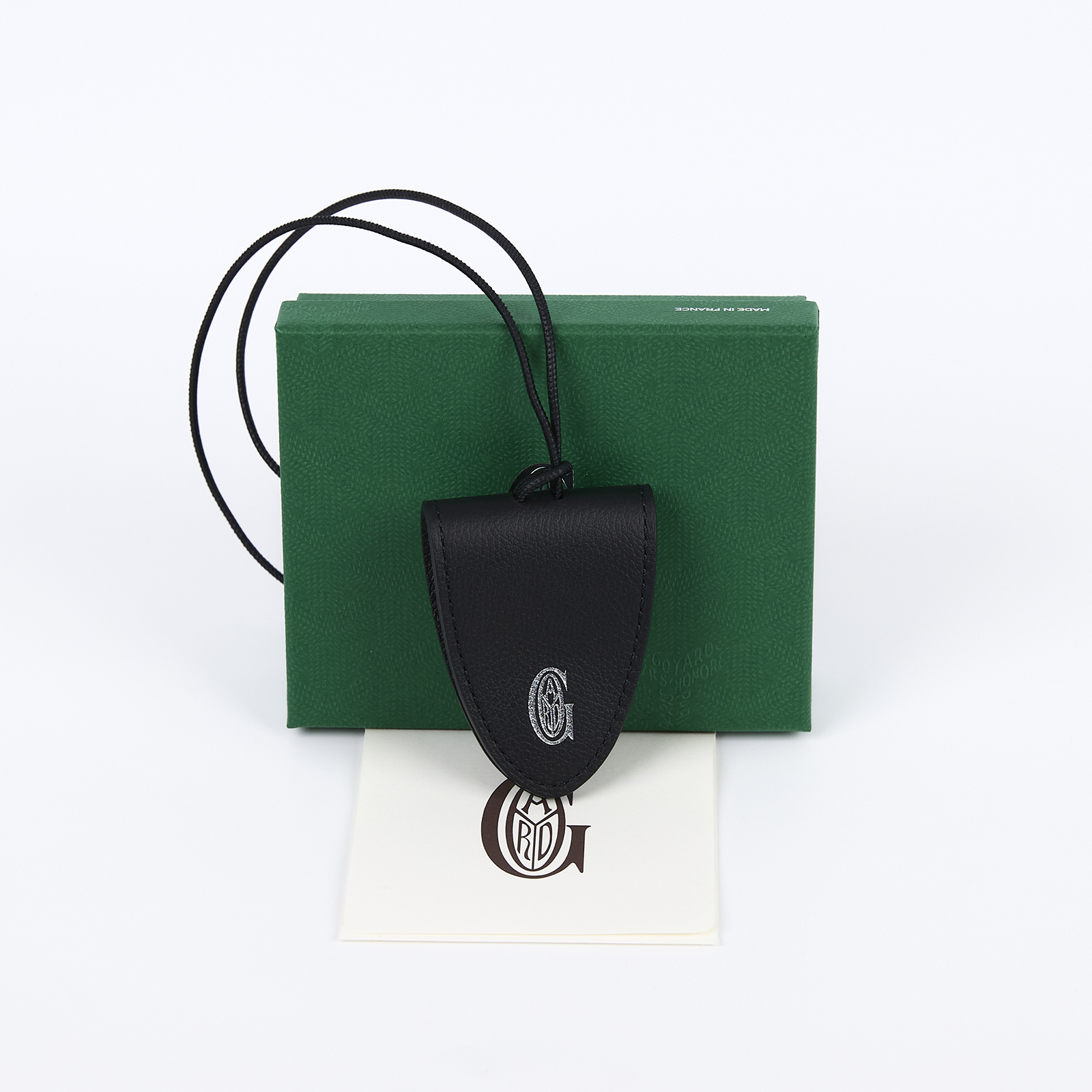 高雅德 GOYARD Croc Universel 磁吸式固定 吊飾 CROCUNPMLCL 黑Croc Universel磁吸固定釦 原廠盒子