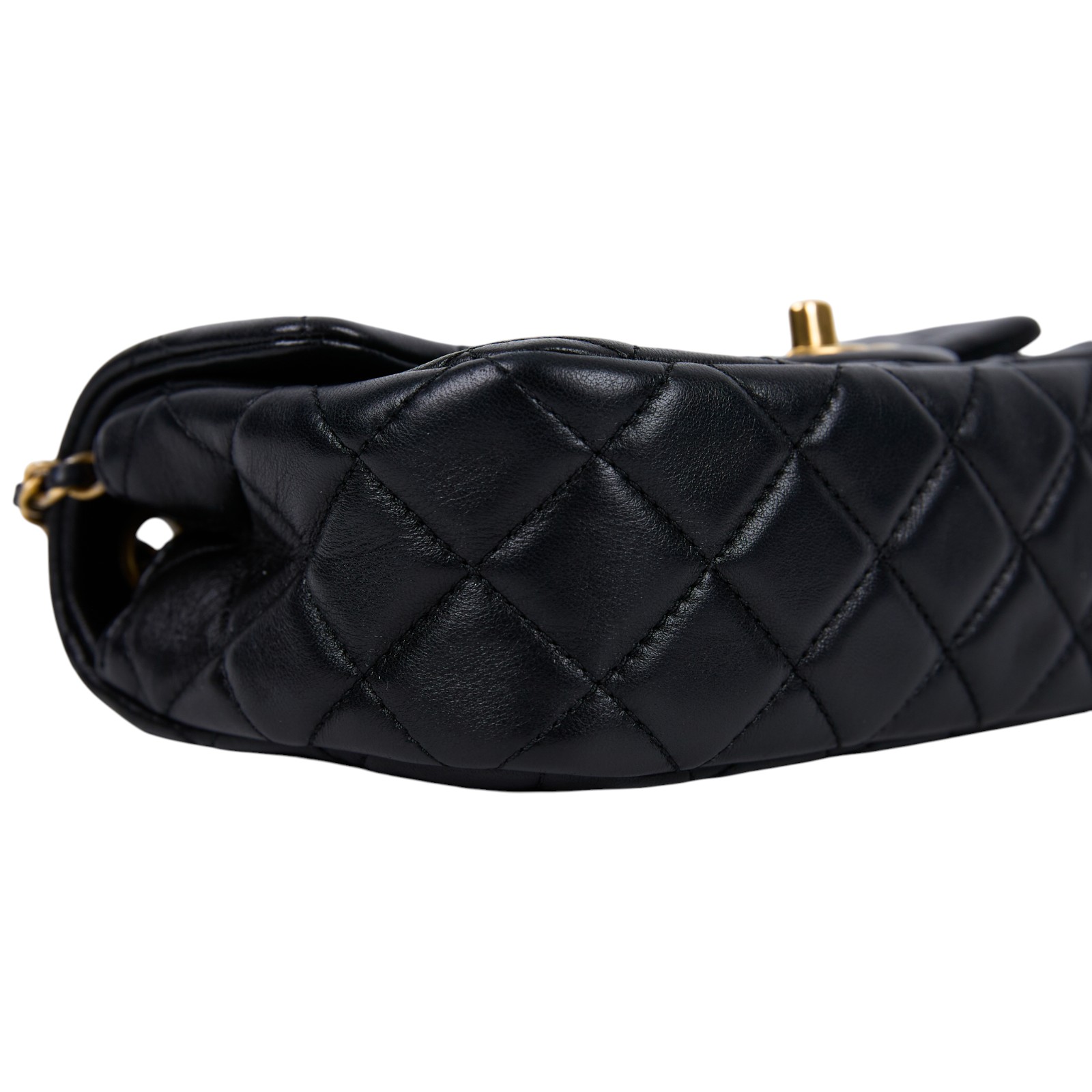 香奈兒 CHANEL 金球款 經典迷你口蓋包 AS1787 B08034 晶片款 黑核桃金球COCO20 原廠盒子/防塵袋/購買證明