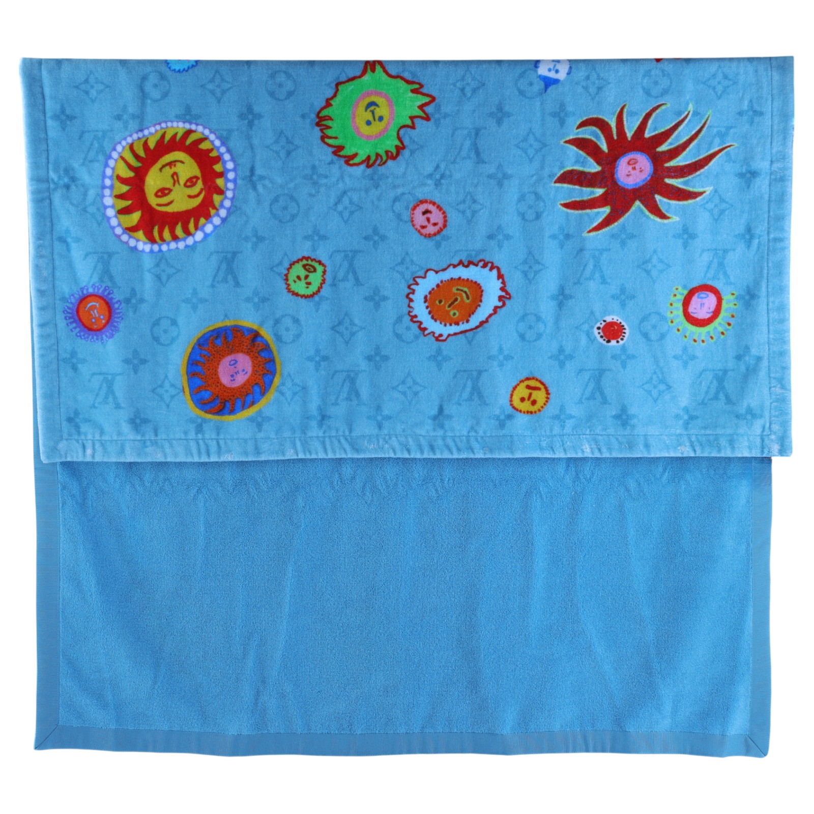 路易威登 LOUIS VUITTON LV X YK Faces Beach Towel 草間彌生 沙灘巾 M78301  無附屬品
