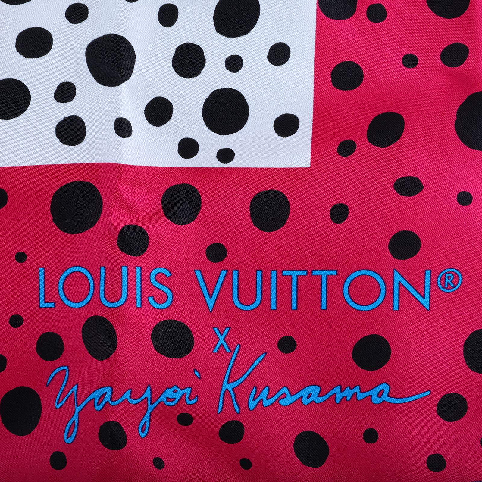 路易威登 LOUIS VUITTON LV x YK 草間彌生 絲巾 M78394 草間彌生橘粉南瓜方巾 原廠盒子