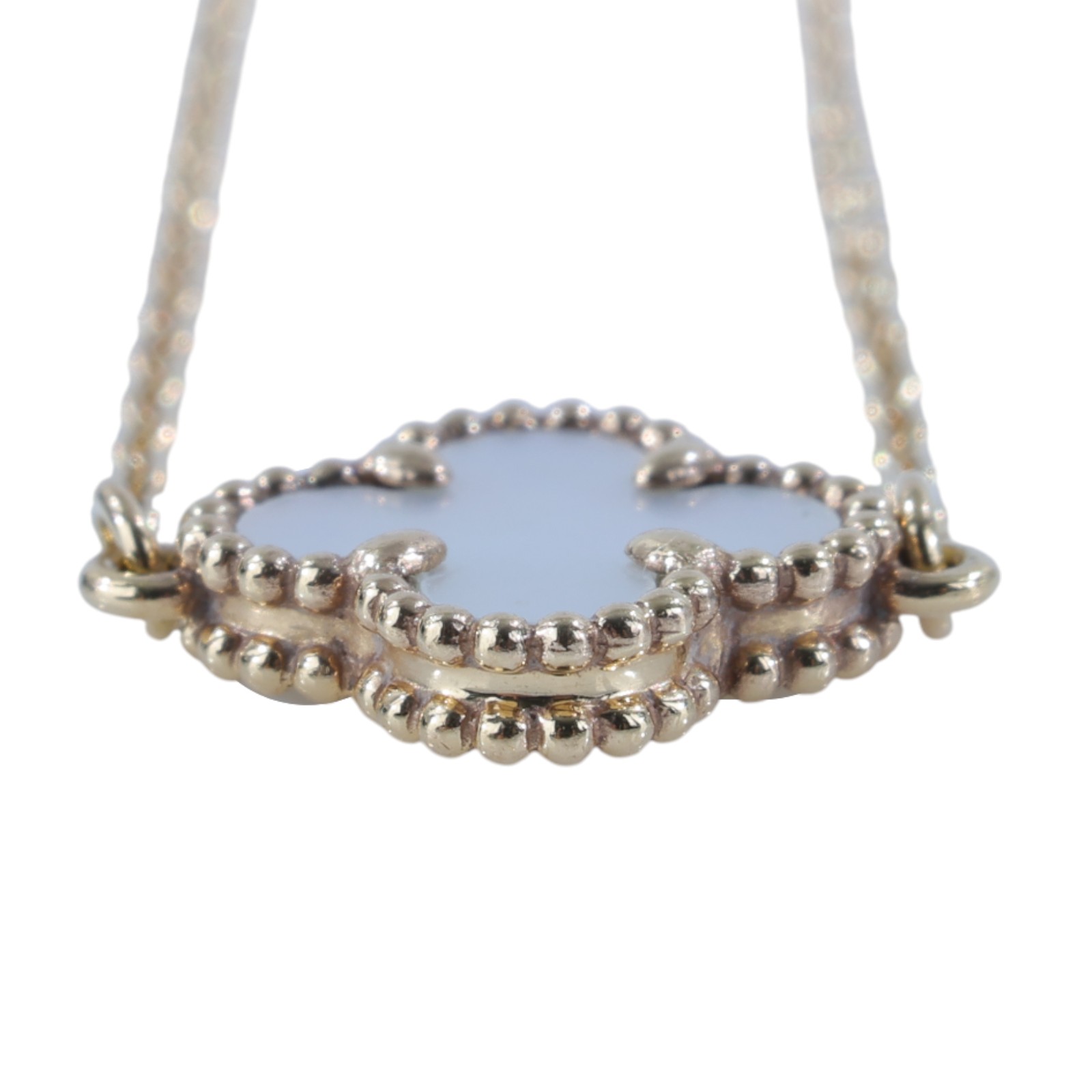 梵克雅寶 Van Cleef & Arpels Sweet Alhambra 吊墜 VCARF68800 白母貝SWEET手鍊 原廠盒子