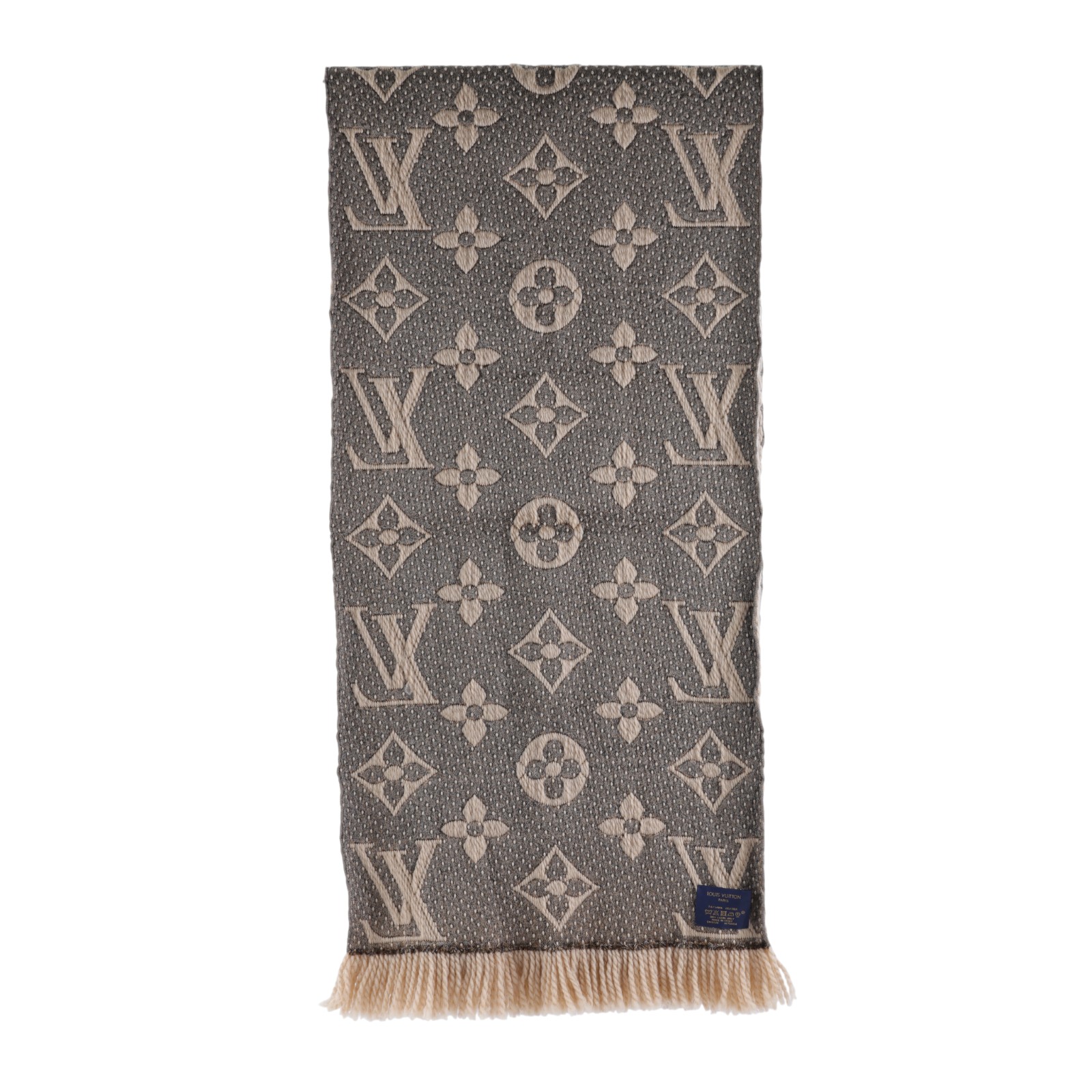 路易威登 LOUIS VUITTON Giant Monogram Jungle 圍巾 M75884 淺棕雙面豹紋圍巾 原廠盒子/購買證明