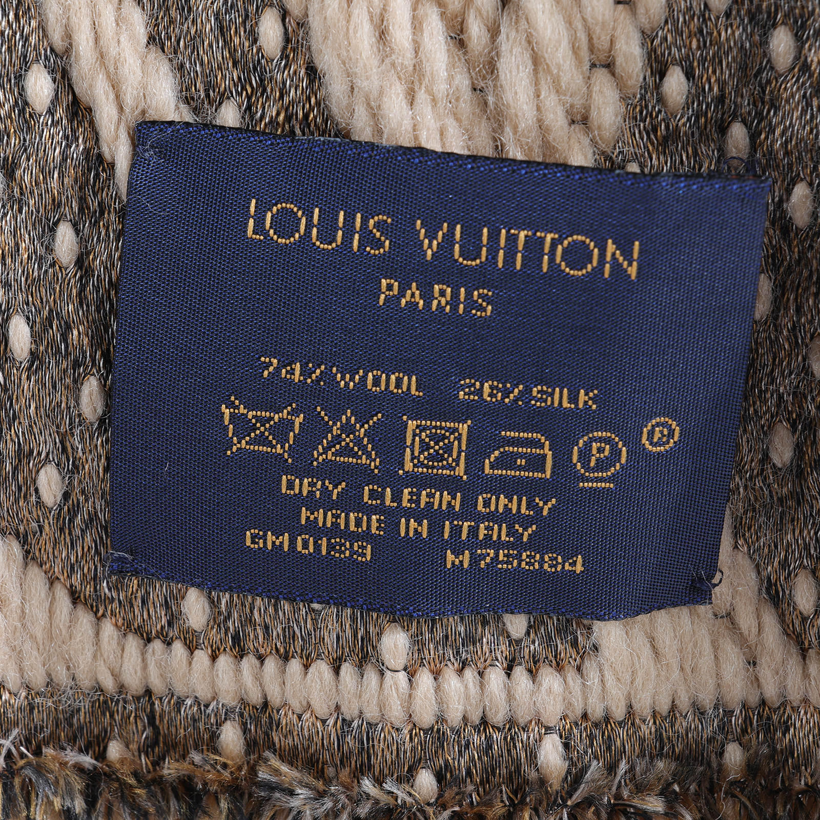 路易威登 LOUIS VUITTON Giant Monogram Jungle 圍巾 M75884 淺棕雙面豹紋圍巾 原廠盒子/購買證明