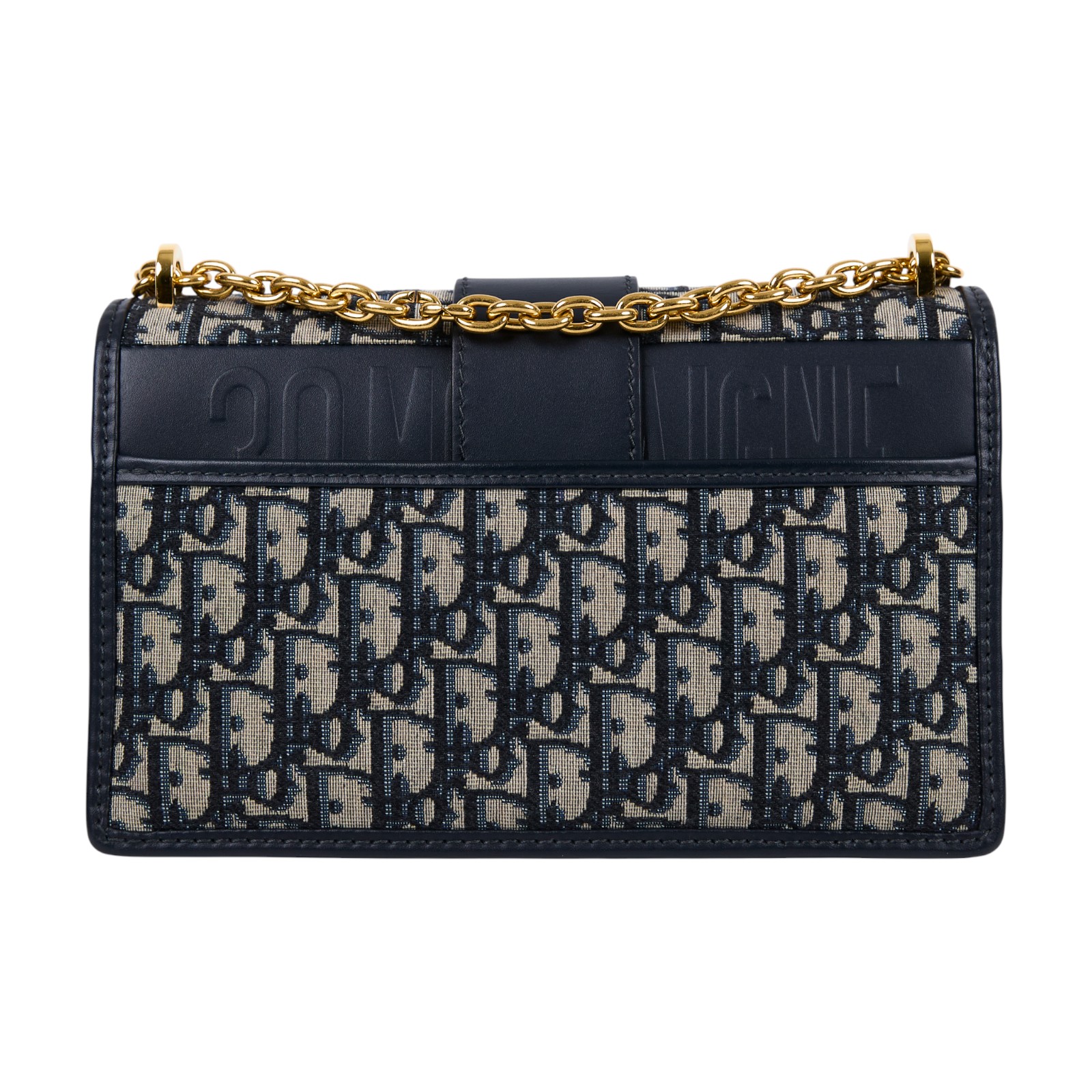 迪奧 CHRISTIAN DIOR 30 Montaigne 鏈帶 肩背手提包 M9208UTZQ 藍緹花蒙田30鍊帶款 原廠盒子/防塵袋/保證卡