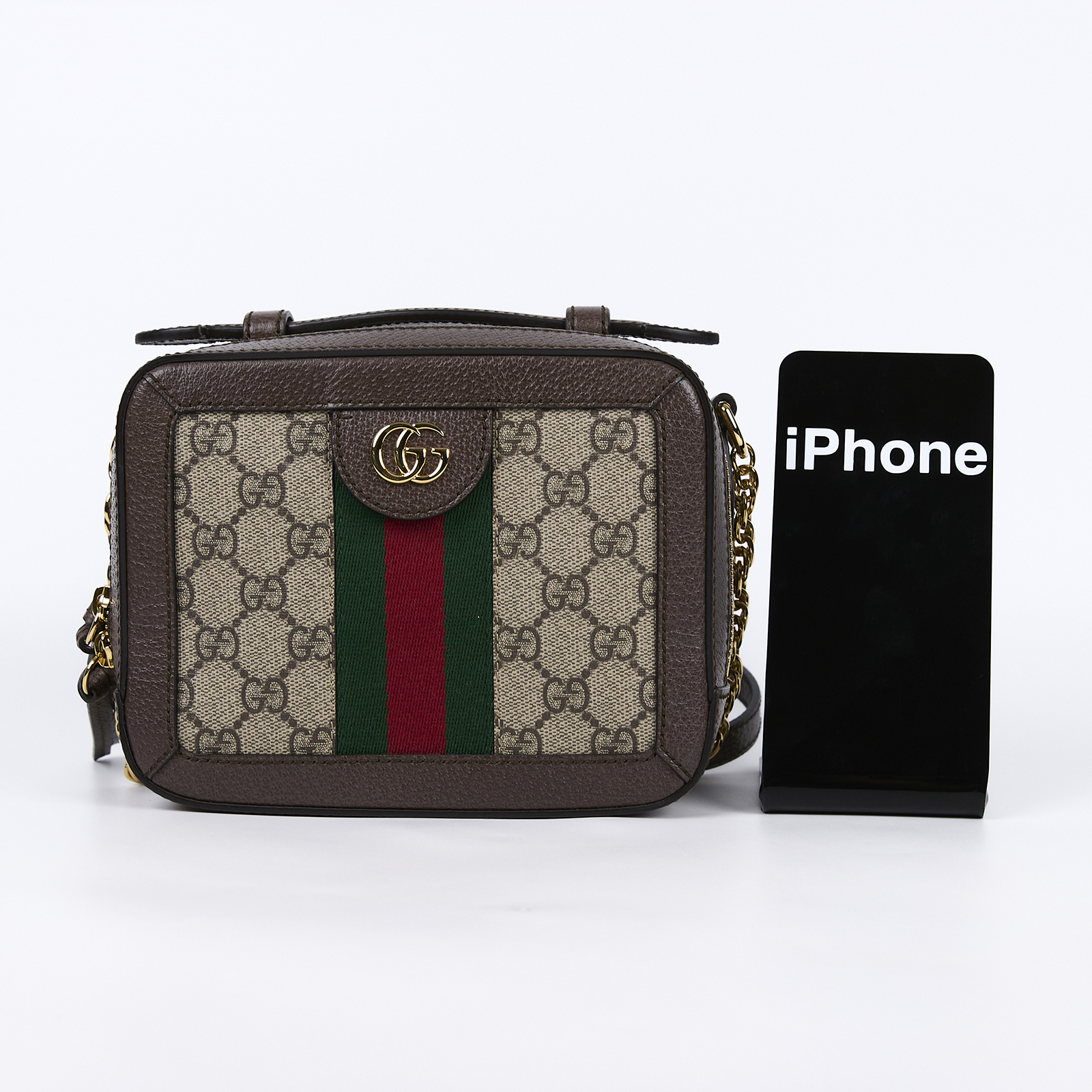 古馳 GUCCI Ophidia 2WAY 小型 手提包 斜背包 602576 K05NB 原花OPHIDIA化妝箱包 防塵袋