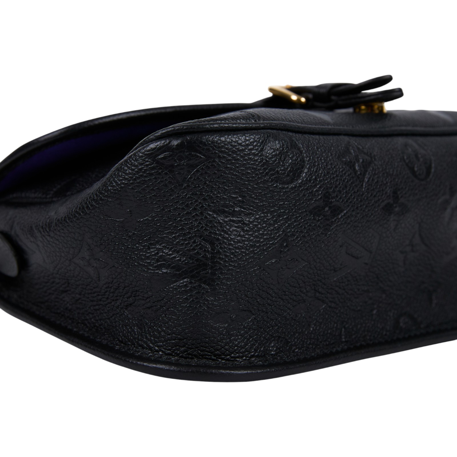 路易威登 LOUIS VUITTON Diane 腋下包法棍 單肩背包 黑色 M46386 晶片款 黑大原花壓紋DIANE 防塵袋