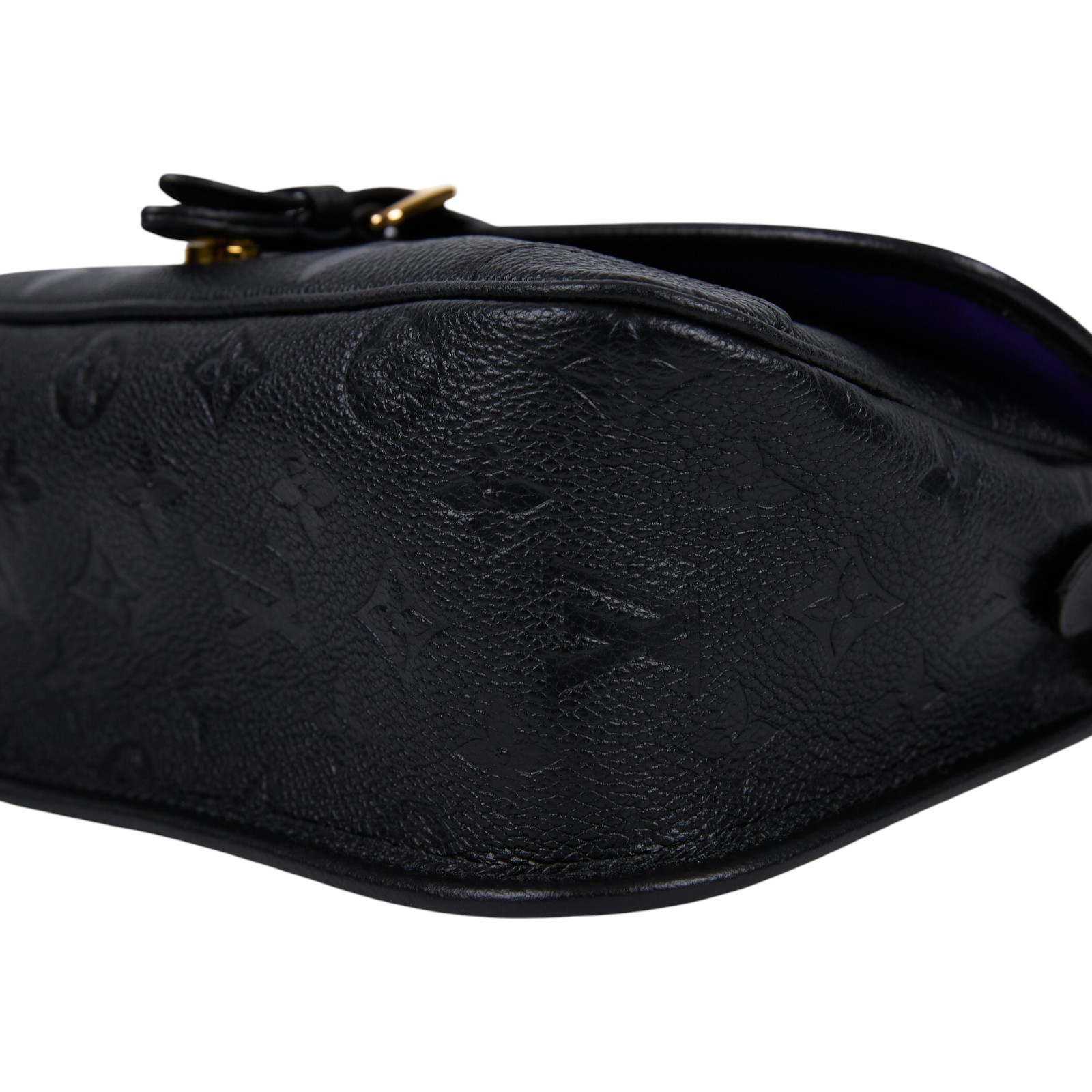 路易威登 LOUIS VUITTON Diane 腋下包法棍 單肩背包 黑色 M46386 晶片款 黑大原花壓紋DIANE 防塵袋