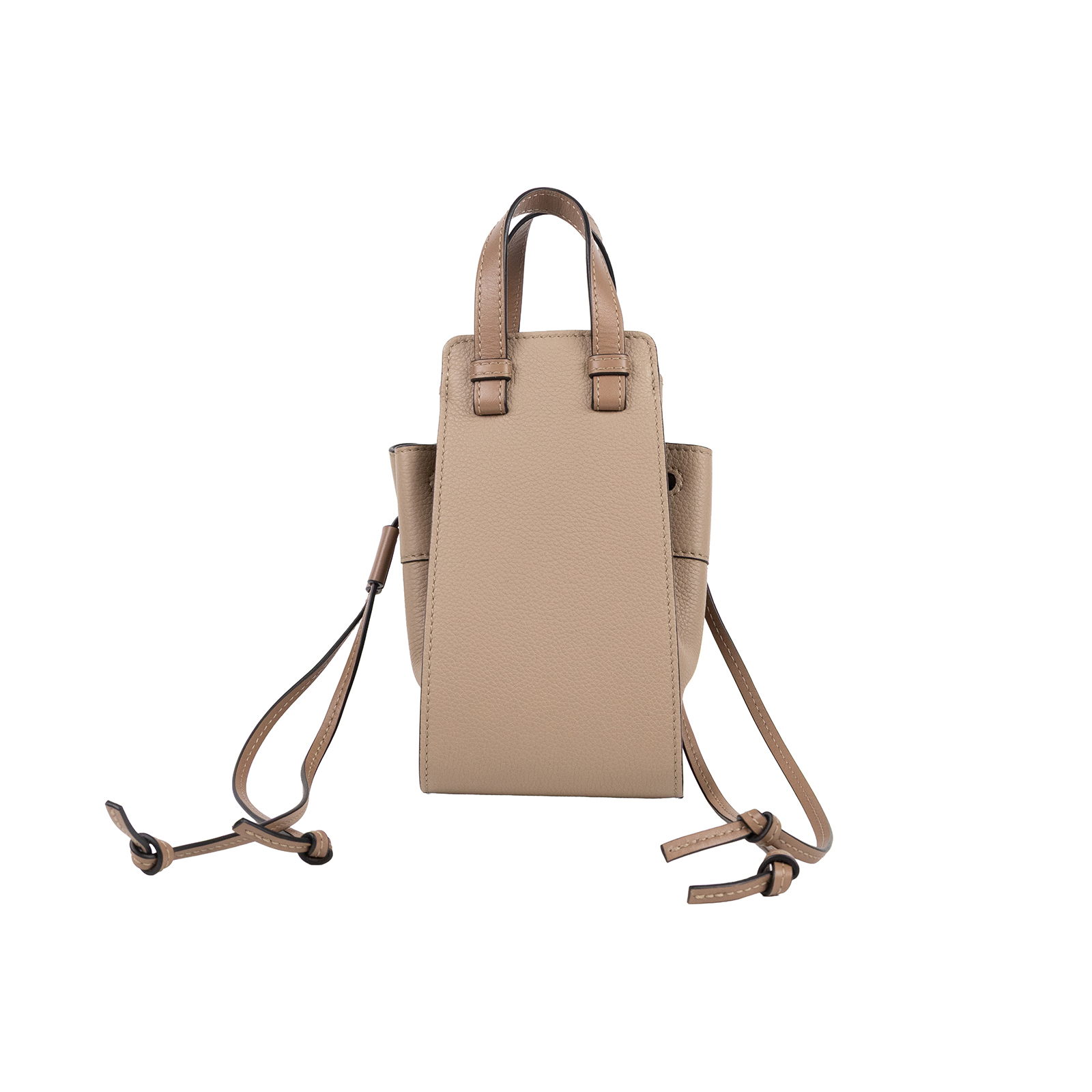 羅意威 LOEWE Mini Hammock drawstring 迷你 小牛皮 肩背 吊床包 A538V07X15 沙色HAMMOCK MINI 防塵袋