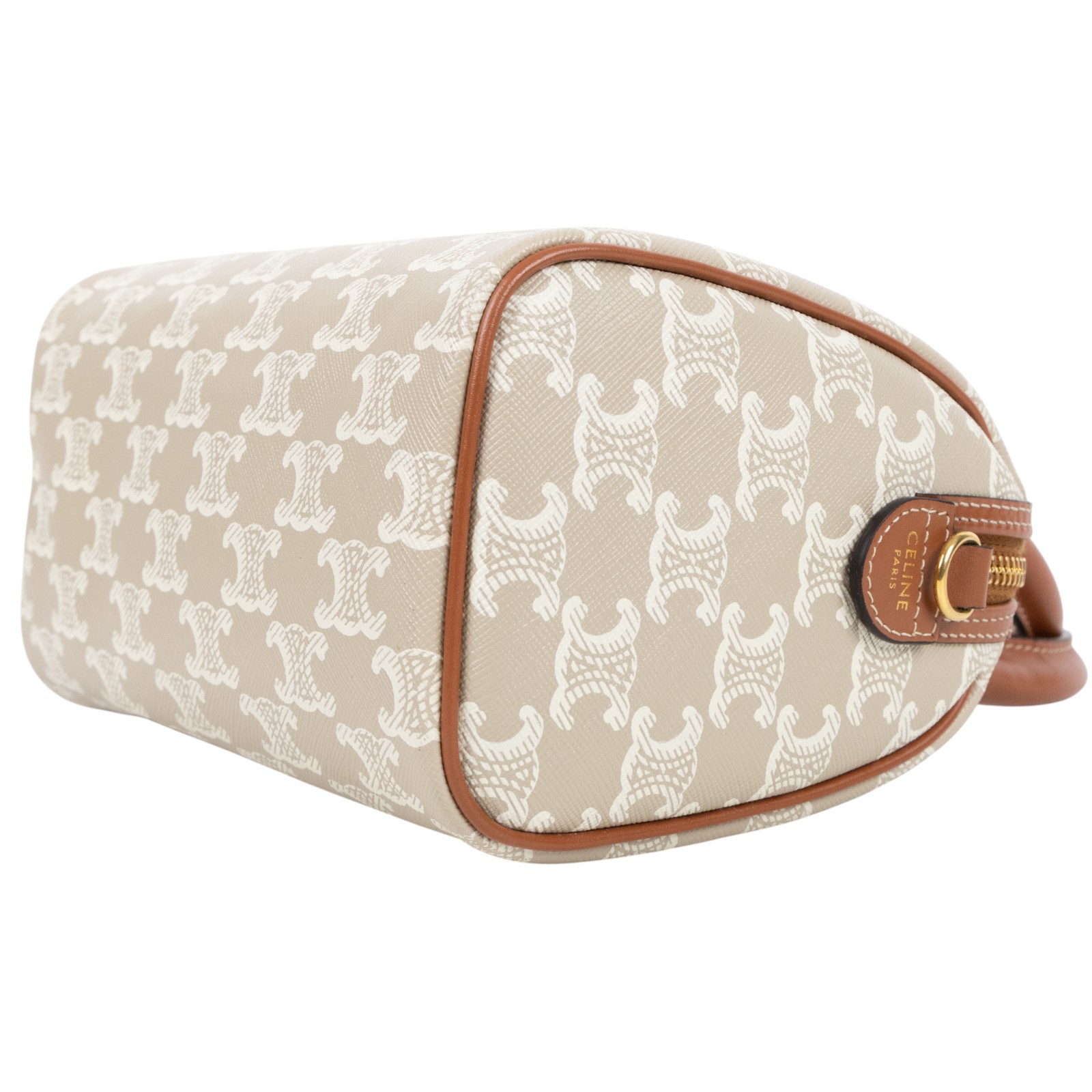 思琳 CELINE 標誌印花 波士頓包 小型 113772CAS 米灰凱旋波士頓包 小號 防塵袋