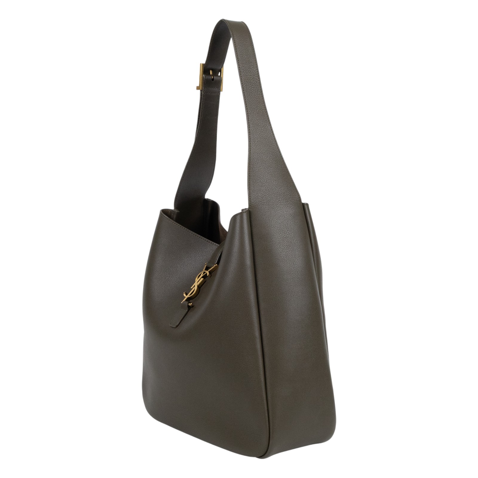 聖羅蘭 YSL SAINT LAURENT LE 5 À 7 滑面皮革 柔軟 大型 手袋 手提 肩背包 753837AAAUQ  防塵袋