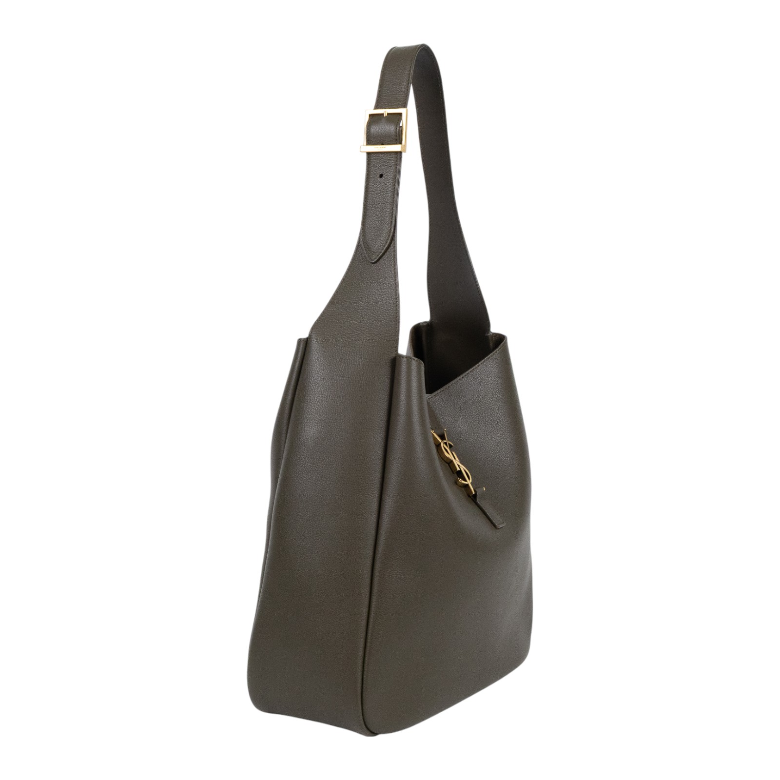 聖羅蘭 YSL SAINT LAURENT LE 5 À 7 滑面皮革 柔軟 大型 手袋 手提 肩背包 753837AAAUQ  防塵袋