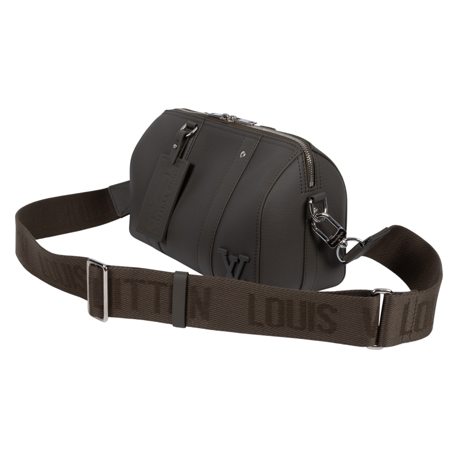 路易威登 LOUIS VUITTON City Keepall 手提 肩背 波士頓包 卡其色 M21437 晶片款  防塵袋/購買證明