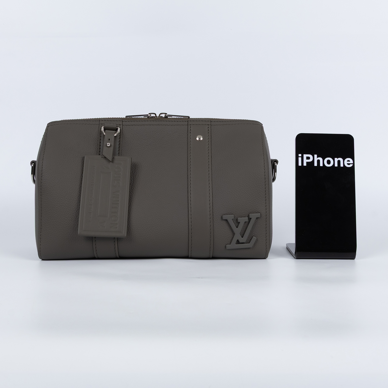 路易威登 LOUIS VUITTON City Keepall 手提 肩背 波士頓包 卡其色 M21437 晶片款  防塵袋/購買證明