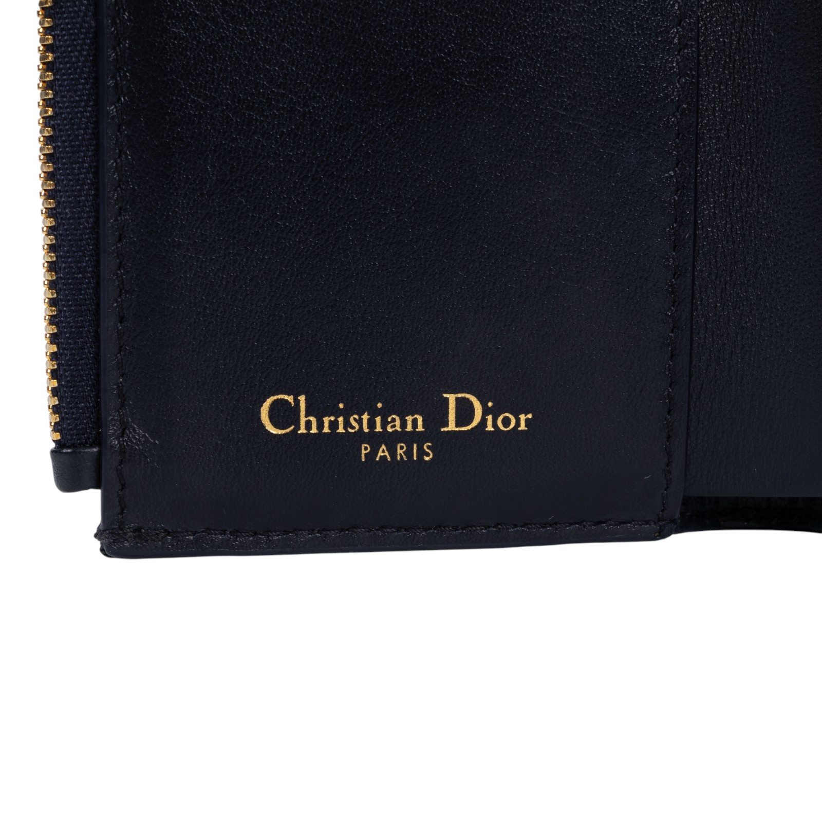 迪奧 CHRISTIAN DIOR Montaigne MM S2057UTZQ CD老花三折短夾 無附屬品
