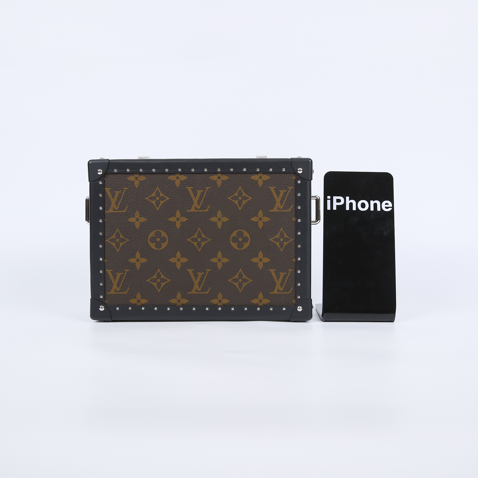 路易威登 LOUIS VUITTON Clutch Box 斜背 硬殼包 硬盒箱 經典帆布 M20252 晶片款 原花Clutch Box 防塵袋