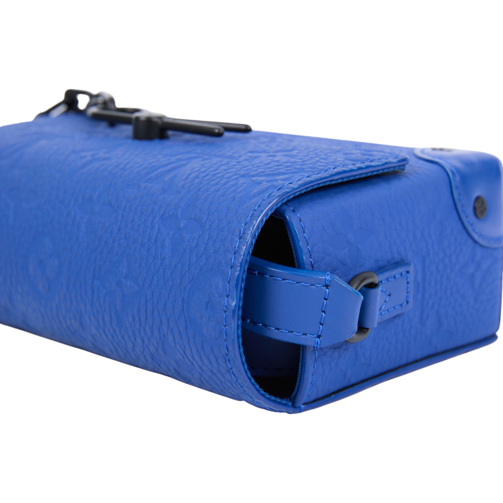 路易威登 LOUIS VUITTON Steamer 肩背包 錢包 郵差包 盒子包 M82571 晶片款 藍壓花STEAMER 無附屬品