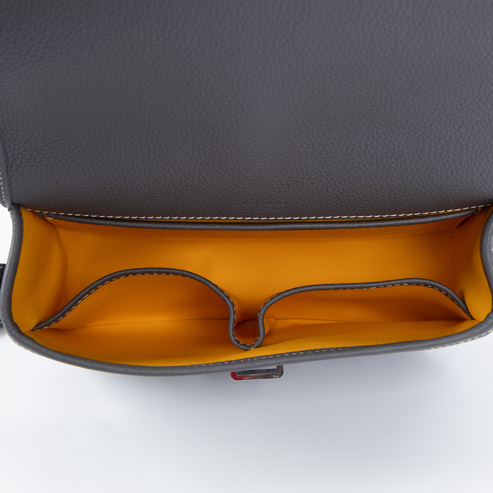 高雅德 GOYARD Belvédère PM 小型 馬鞍包 BELVE3PMLTY 灰色郵差Belvedere PM 防塵袋