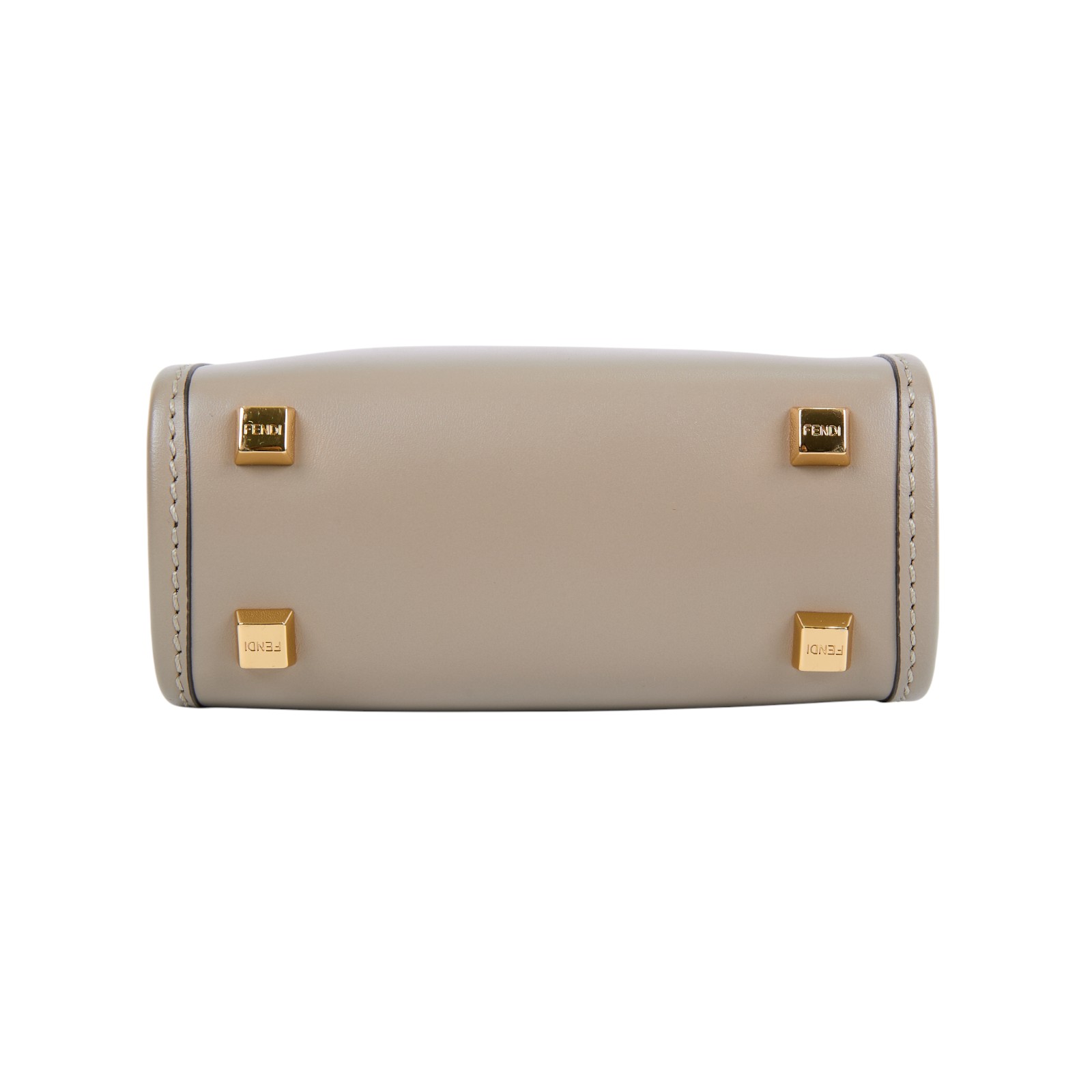 芬迪 FENDI Sunshine 迷你 手提包 皮革 迷你 包款 8BS051ABVL 灰色SUNSHINE MINI 無附屬品