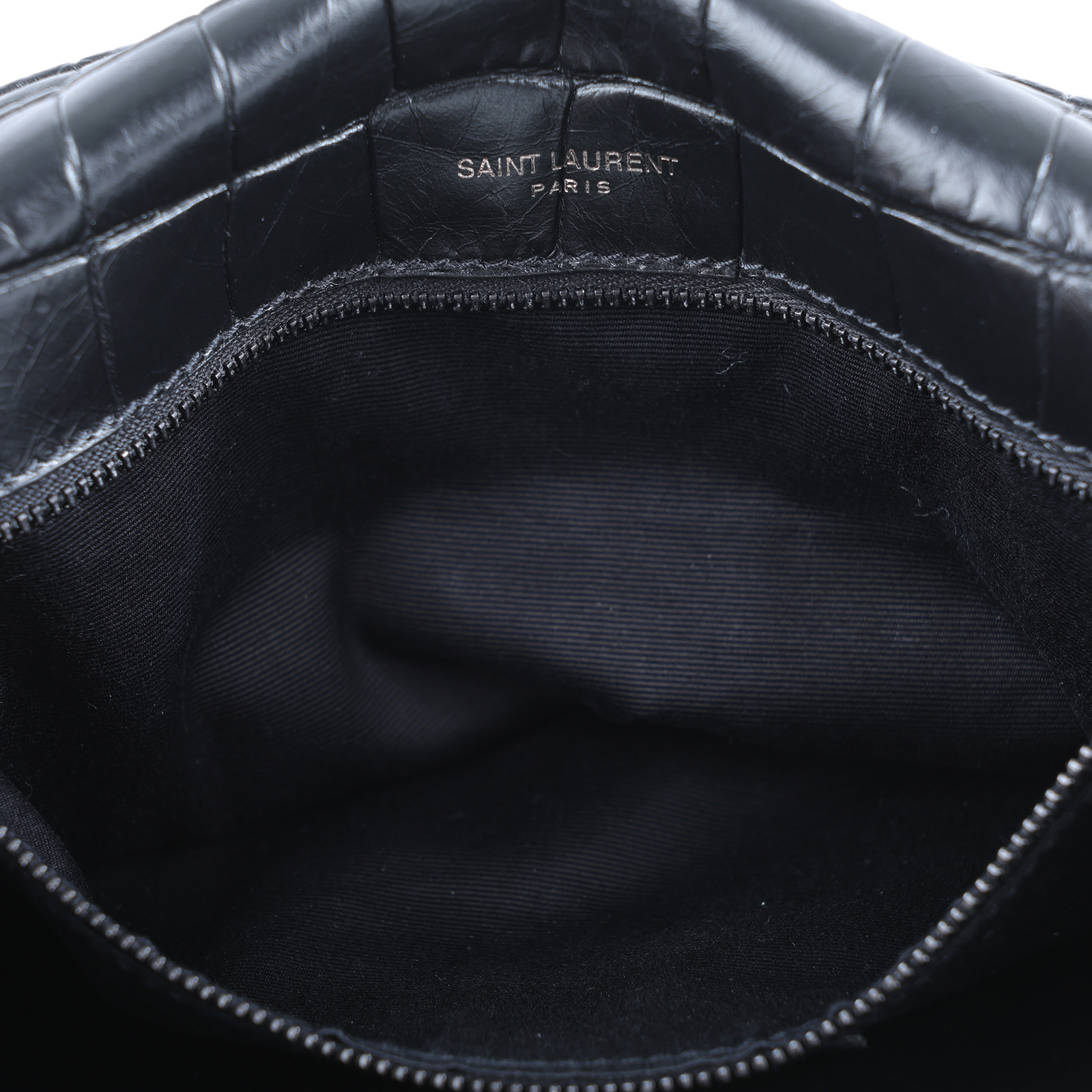 聖羅蘭 YSL SAINT LAURENT Niki 壓紋皮革 中型手袋 肩背包 斜背包 633150 黑鱷魚皮壓紋NIKI中號 防塵袋