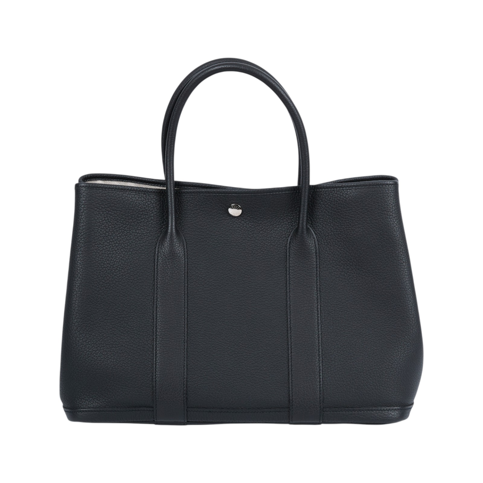 愛馬仕 Hermes Garden Party 花園派對包 36 銀色五金 黑色 H051559CK89 /310114 H051559CK /89 NOIR  防塵袋/購買證明