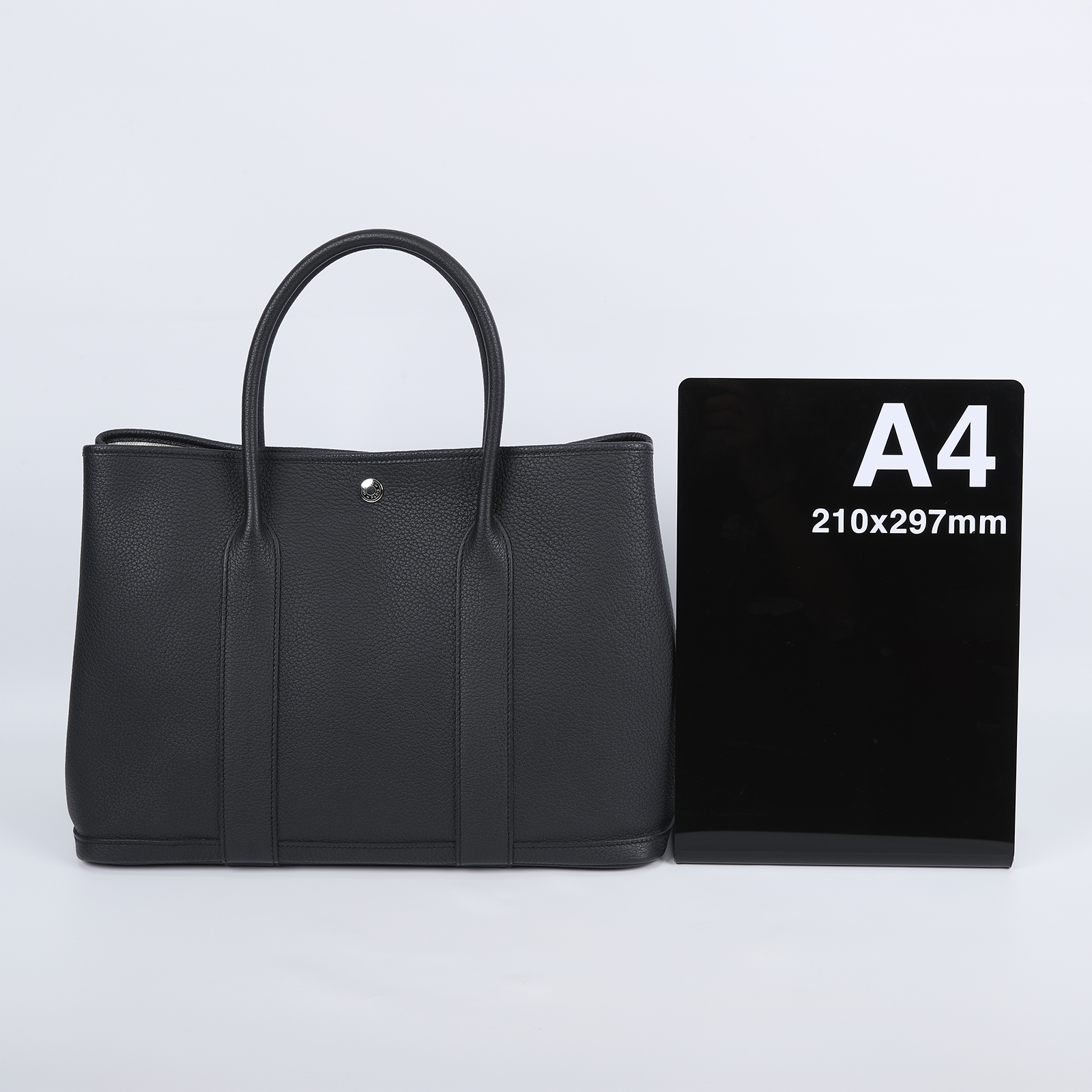 愛馬仕 Hermes Garden Party 花園派對包 36 銀色五金 黑色 H051559CK89 /310114 H051559CK /89 NOIR  防塵袋/購買證明