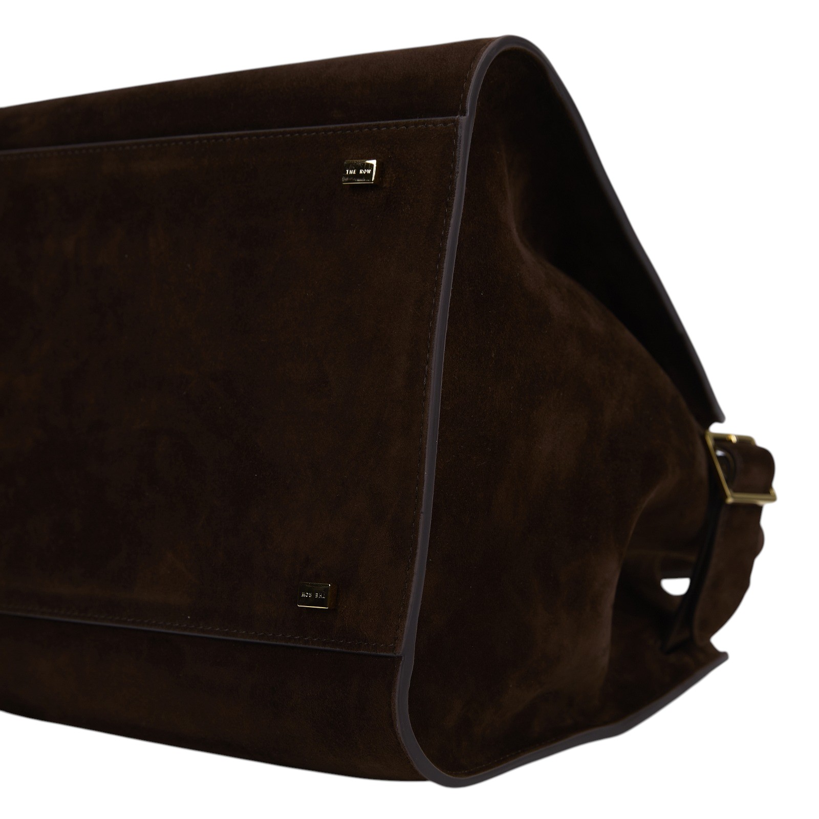 安靜奢華主義 THE ROW Soft Margaux 15 絨面革 手提袋 手提包 W1255L25MOSHG  無附屬品