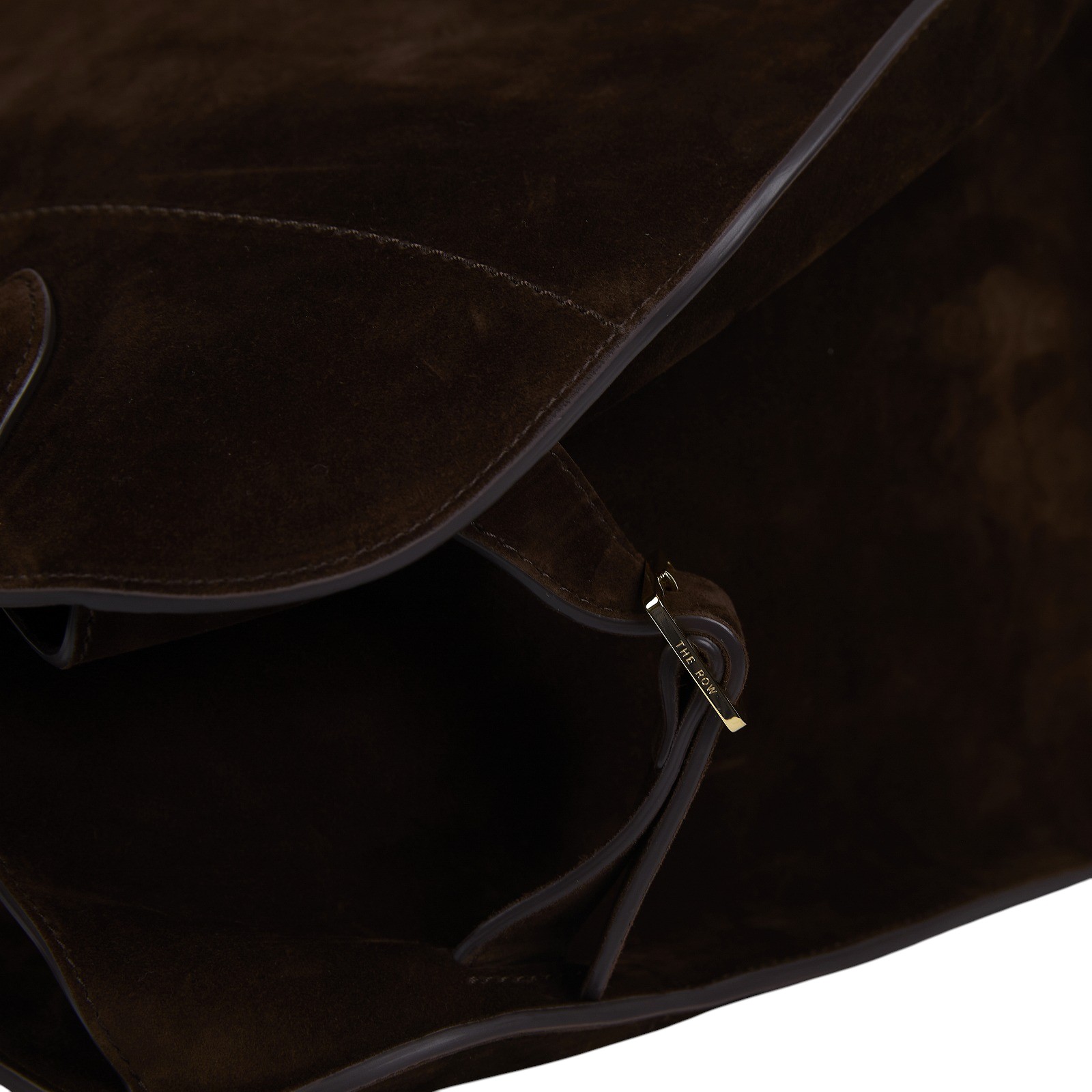 安靜奢華主義 THE ROW Soft Margaux 15 絨面革 手提袋 手提包 W1255L25MOSHG  無附屬品