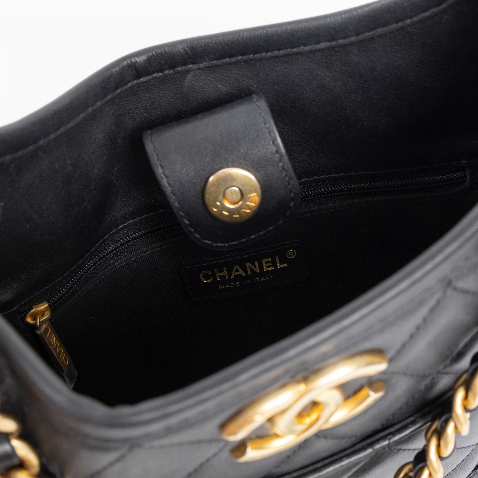 香奈兒 CHANEL Hobo 流浪包 AS5432 晶片款 24S黑色HOBO兩用包 防塵袋/原廠盒子