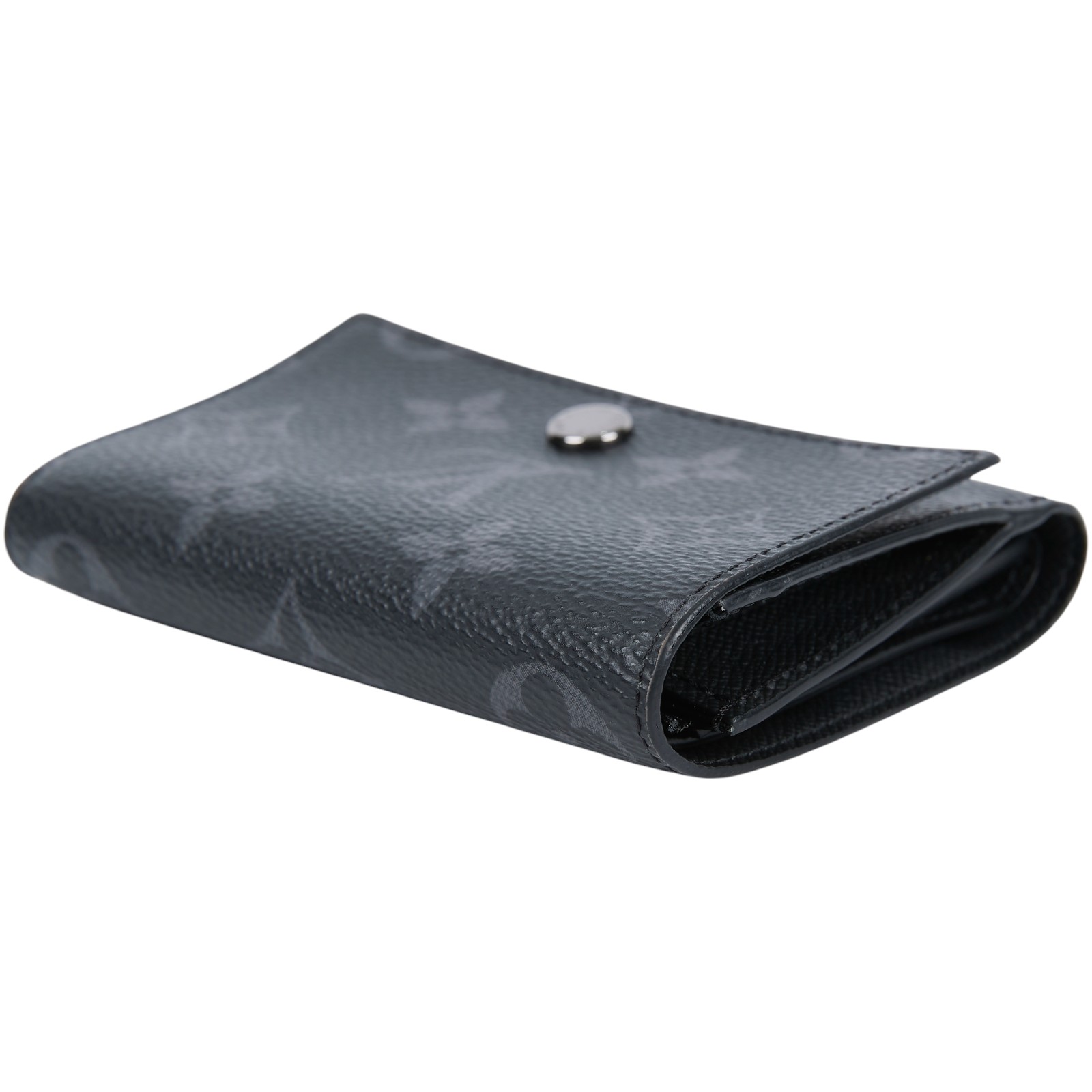 路易威登 LOUIS VUITTON Victor 錢包 短夾 M12598 晶片款 黑原花Victor三折短夾 無附屬品