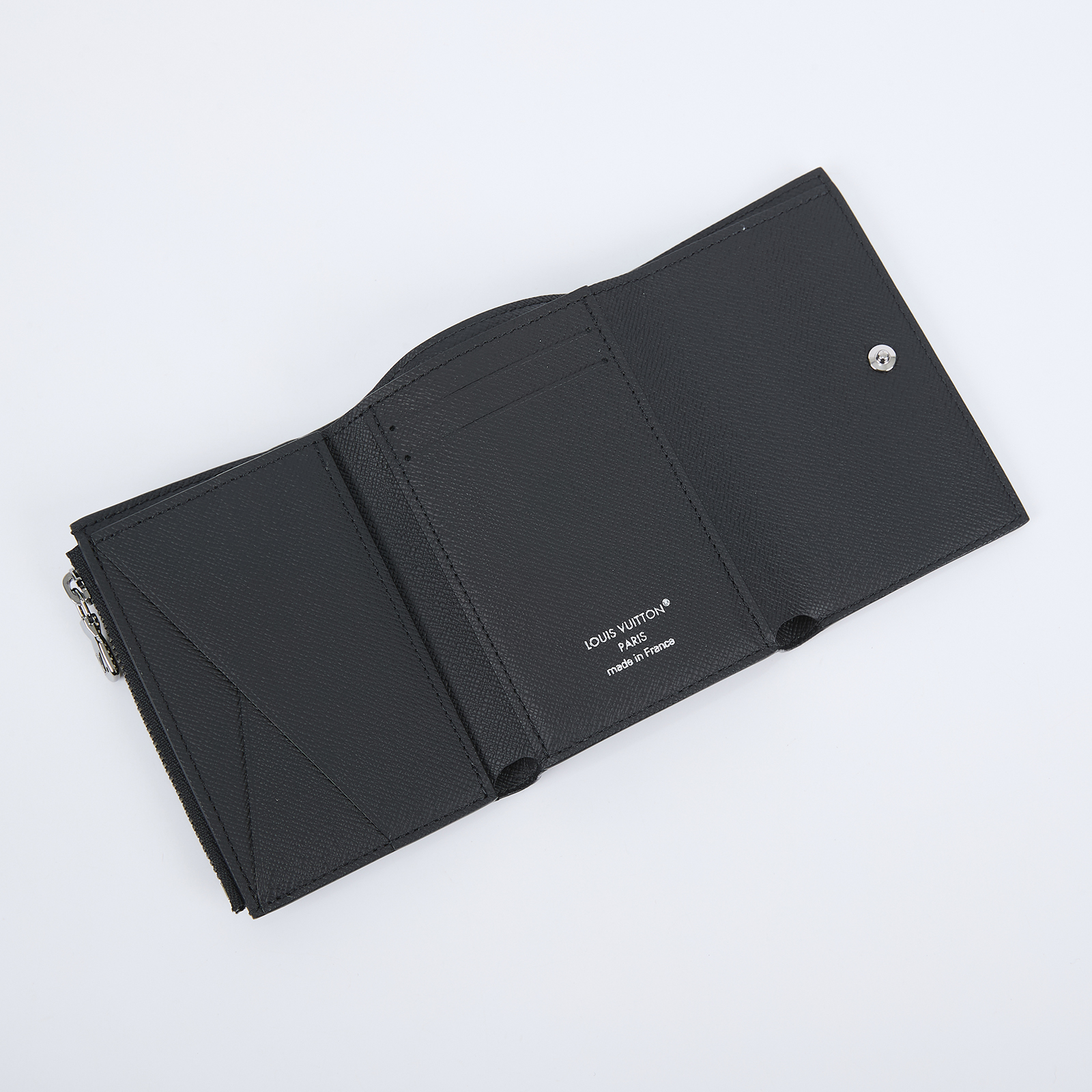 路易威登 LOUIS VUITTON Victor 錢包 短夾 M12598 晶片款 黑原花Victor三折短夾 無附屬品