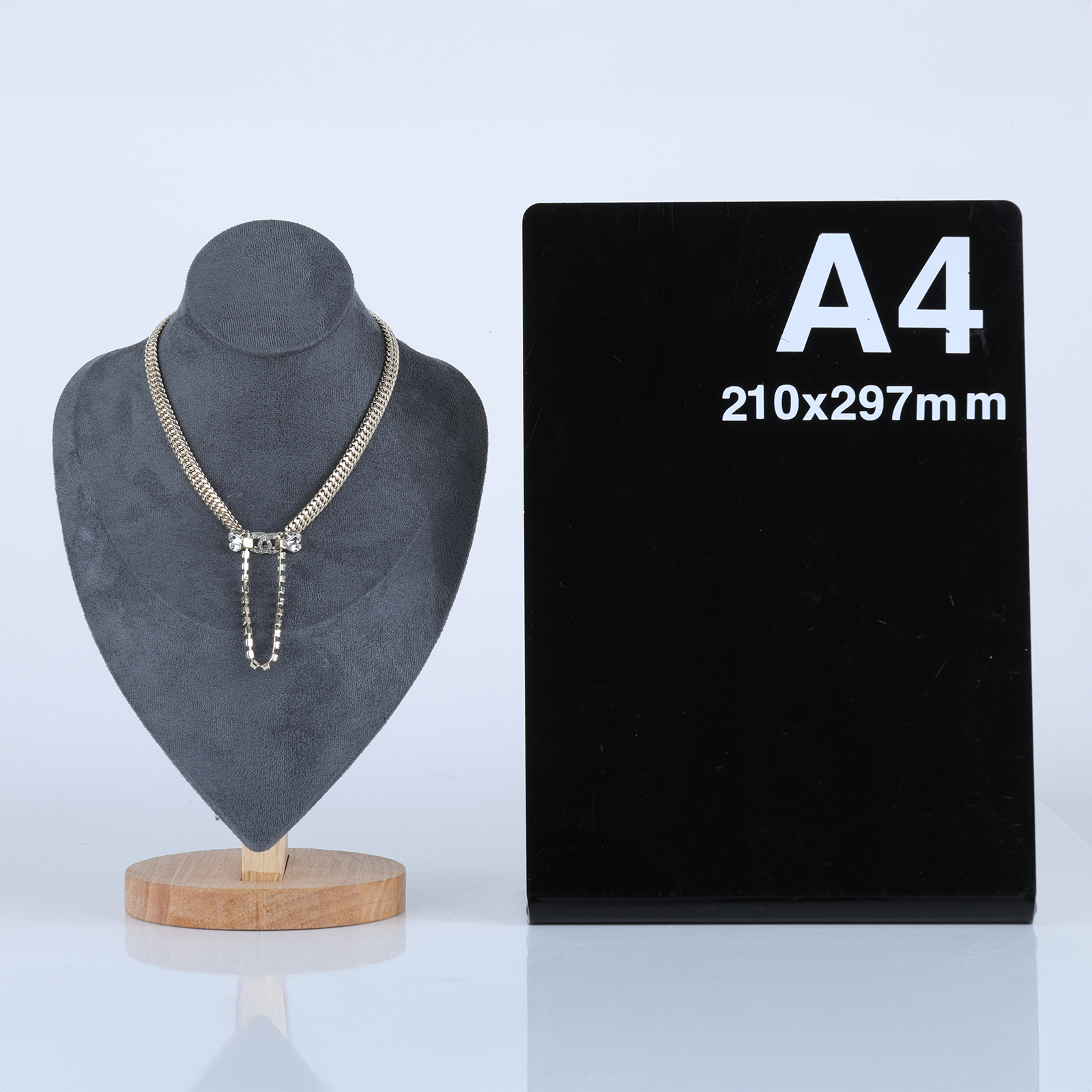 香奈兒 CHANEL CC LOGO 項鍊 C23 S 水鑽愛心粗鍊造型項鍊 無附屬品