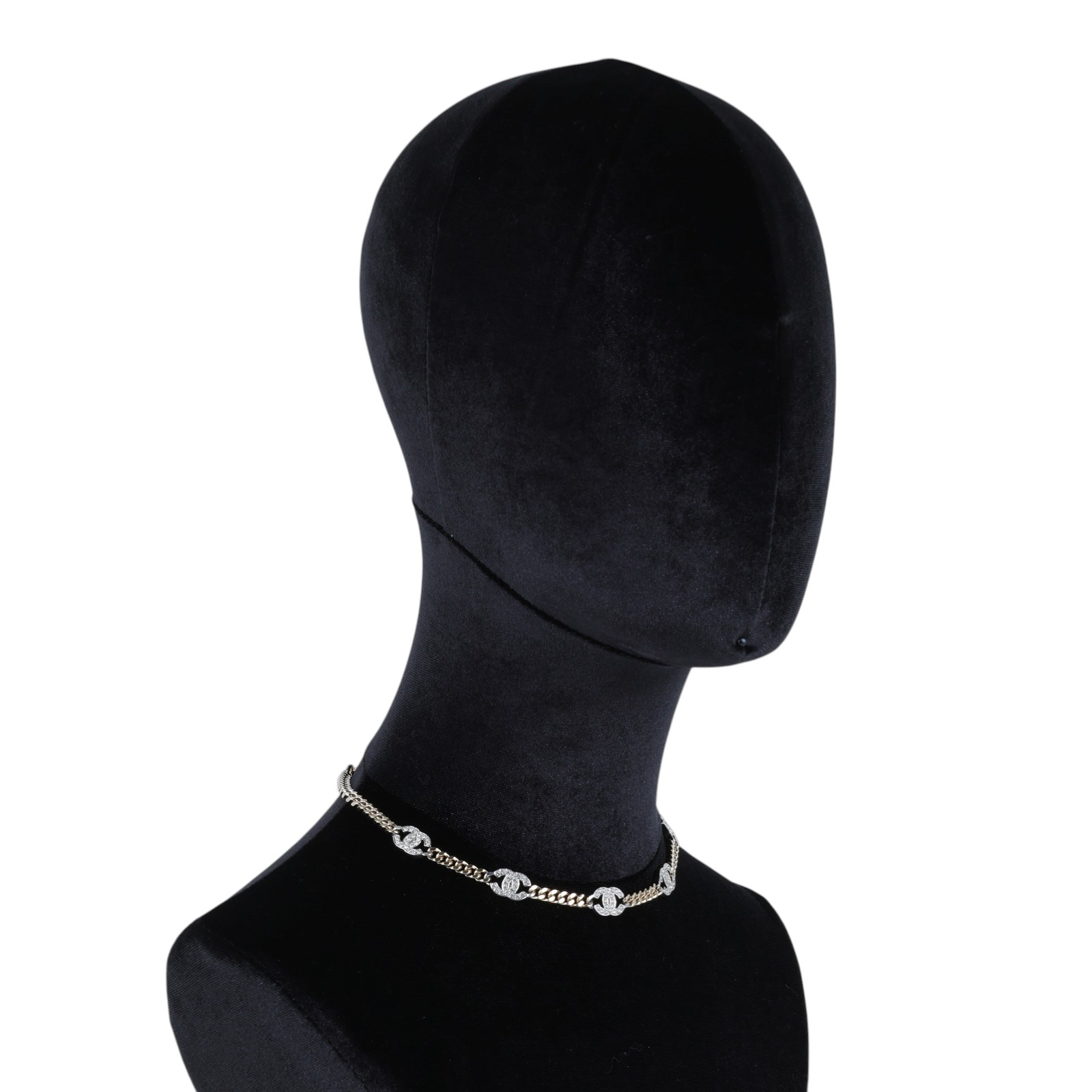 香奈兒 CHANEL CC LOGO 項鍊 頸鍊 鎖骨鍊 AB6444B21 A 水鑽5P LOGO頸鍊 無附屬品