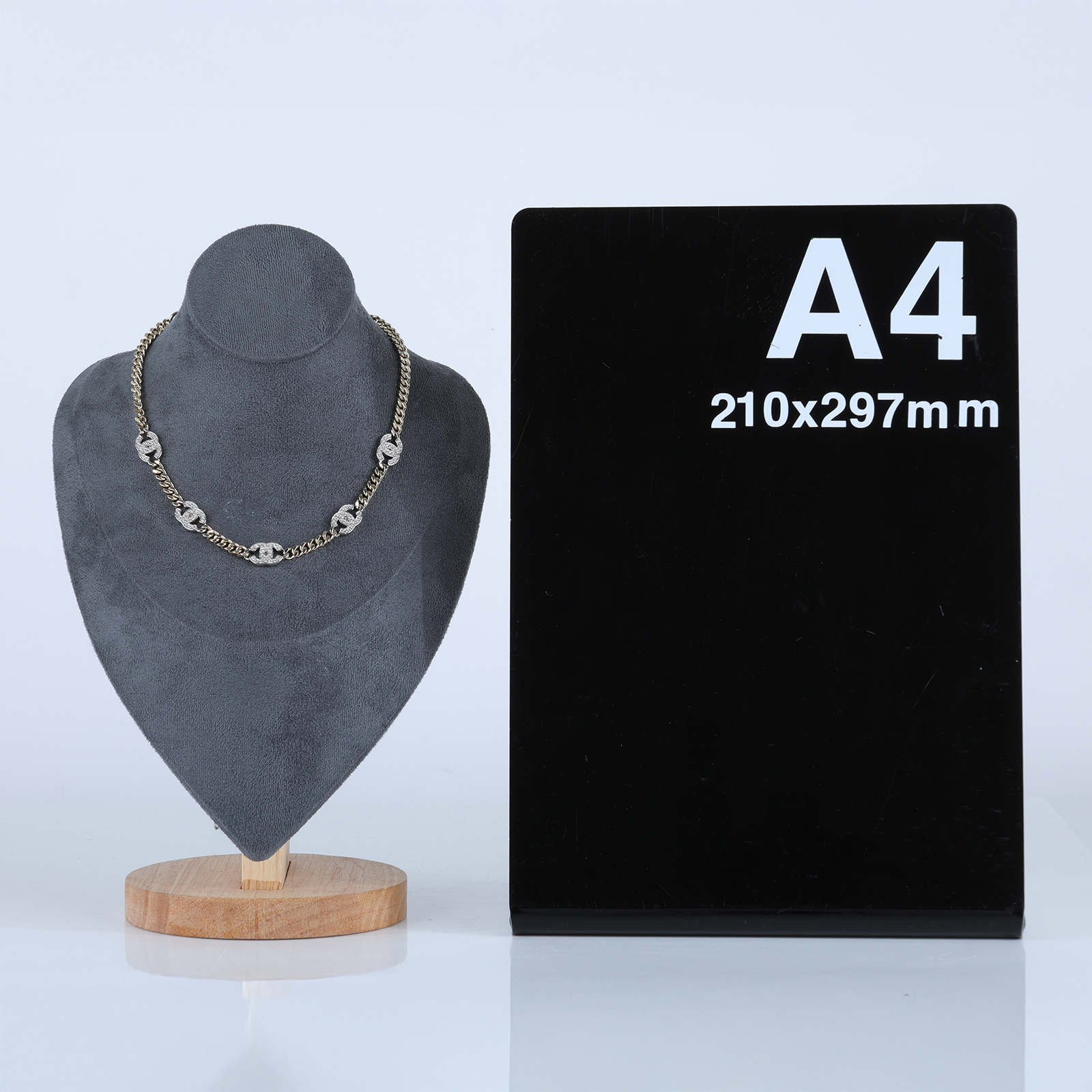 香奈兒 CHANEL CC LOGO 項鍊 頸鍊 鎖骨鍊 AB6444B21 A 水鑽5P LOGO頸鍊 無附屬品