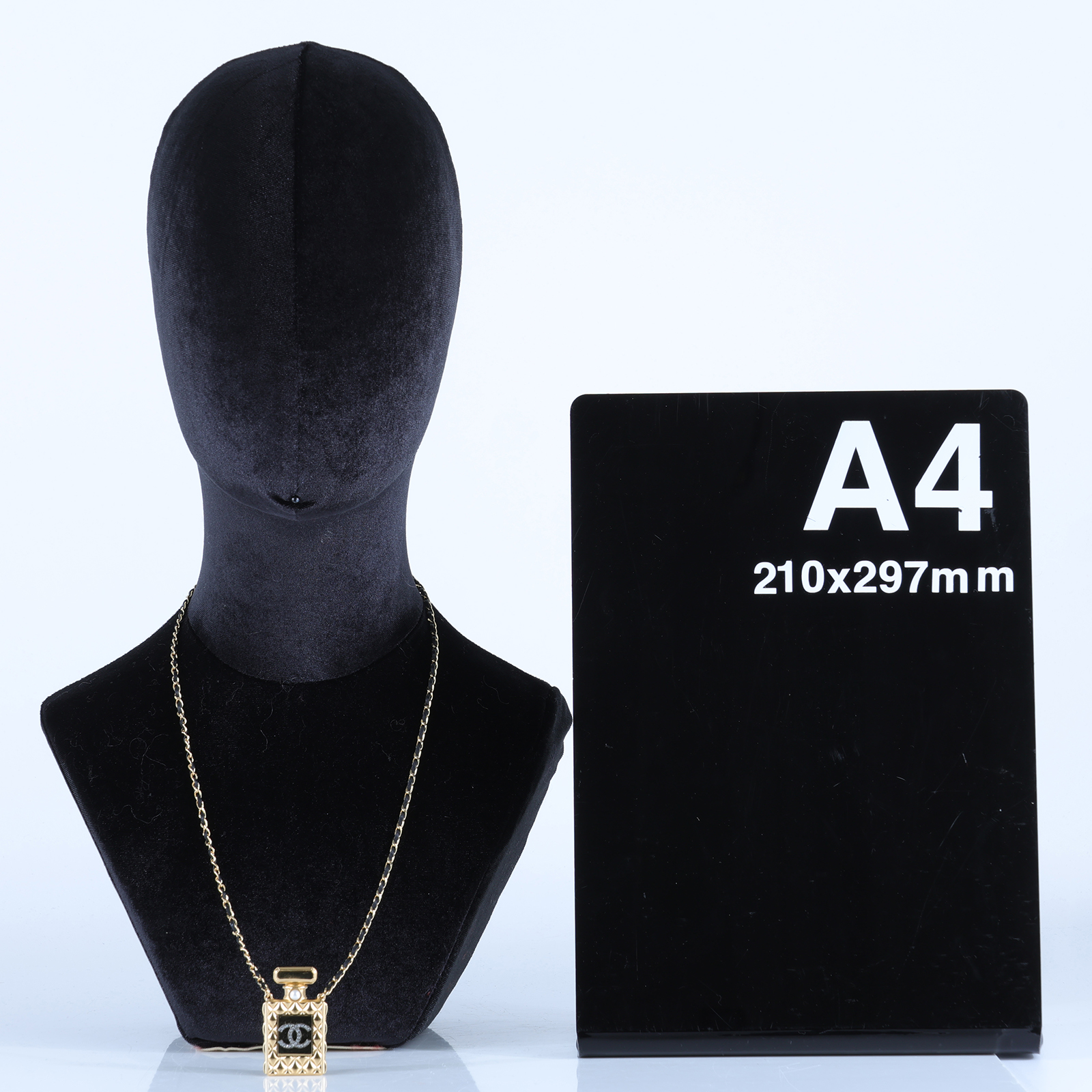 香奈兒 CHANEL CC LOGO 項鍊 F21 V 金色水鑽香水長項鍊 無附屬品