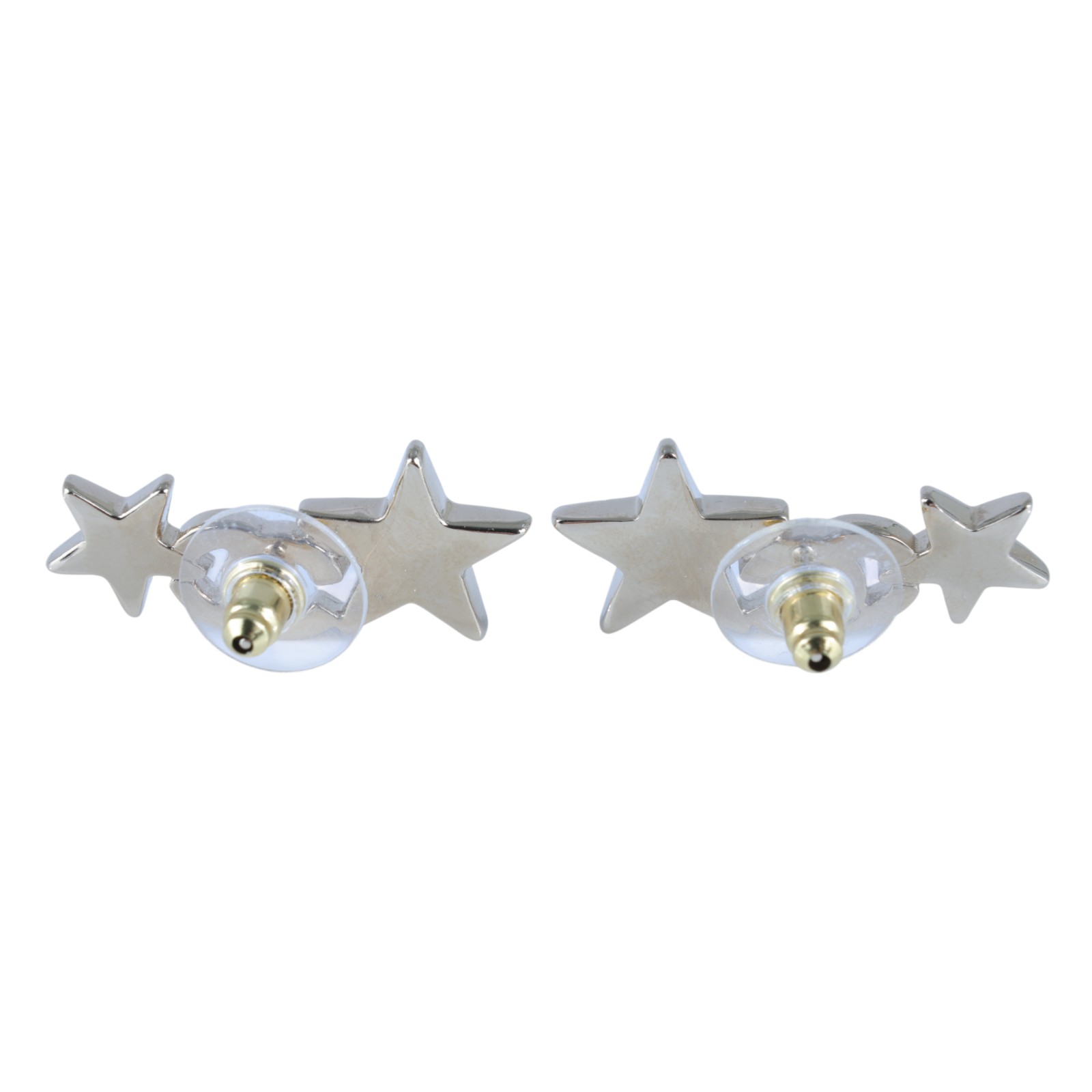 香奈兒 CHANEL CC LOGO 耳環 耳釘 B23 C 雙C星星耳環 無附屬品