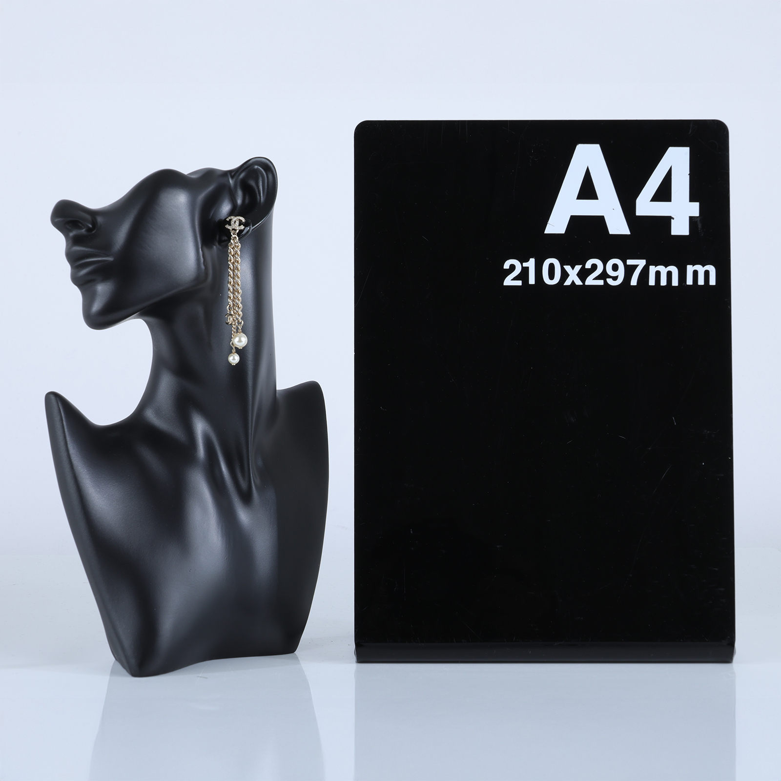 香奈兒 CHANEL CC LOGO 耳環 耳釘 B22 B 黑愛心垂鍊珍珠耳環 無附屬品