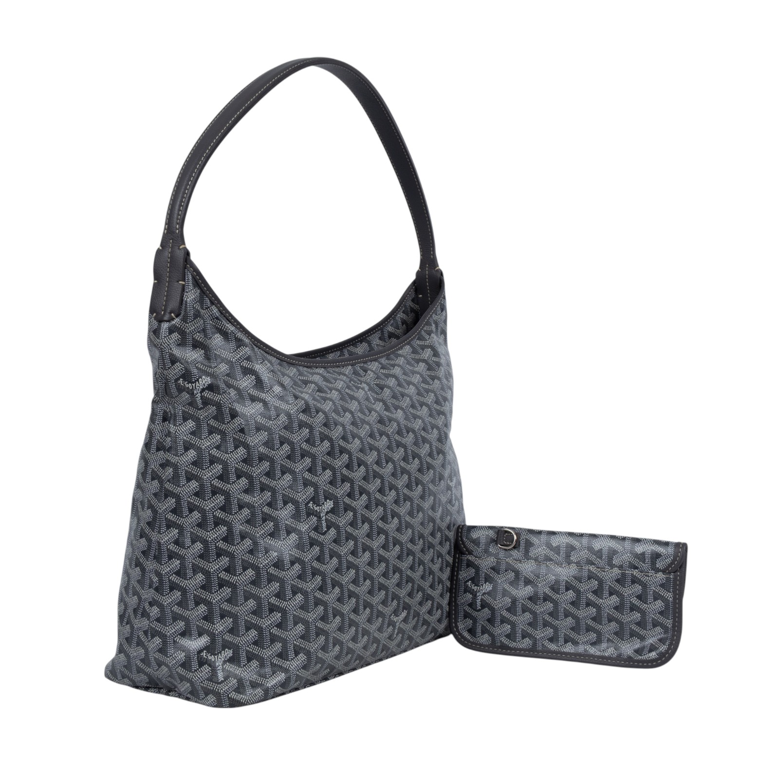 高雅德 GOYARD Bohème Hobo Bag PM 托特包 BOHEMEPMLTY 灰HOBO BOHEME PM 防塵袋/購買證明