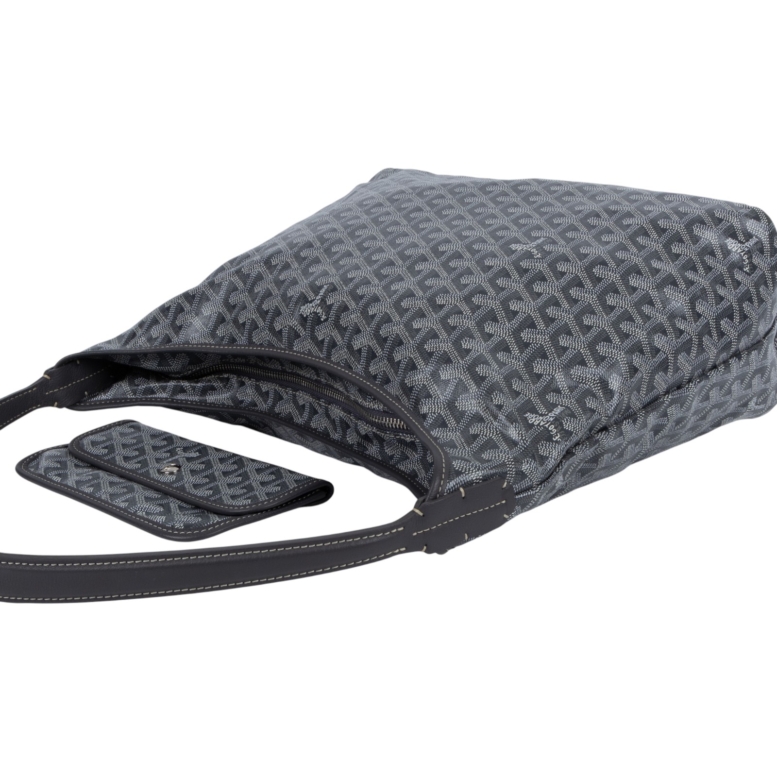 高雅德 GOYARD Bohème Hobo Bag PM 托特包 BOHEMEPMLTY 灰HOBO BOHEME PM 防塵袋/購買證明