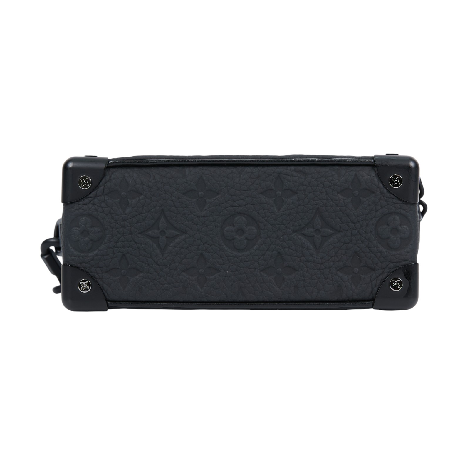 路易威登 LOUIS VUITTON Mini Soft Trunk 迷你 隨身包 黑色 M55702 黑原花Mini Soft Trunk 防塵袋