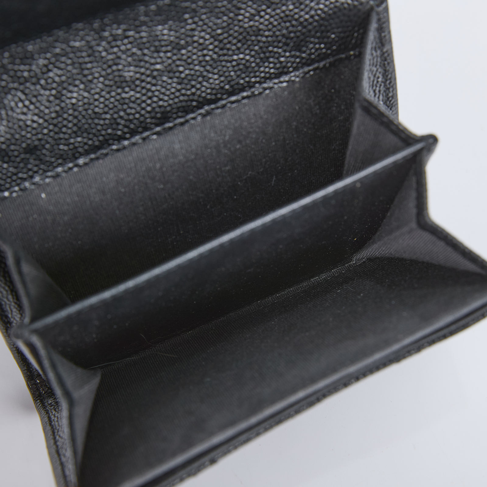 香奈兒 CHANEL BOY 零錢包 A84311 B05006 31開黑金荔枝BOY雙層卡包 原廠盒子/防塵袋/保證卡/國外購買證明