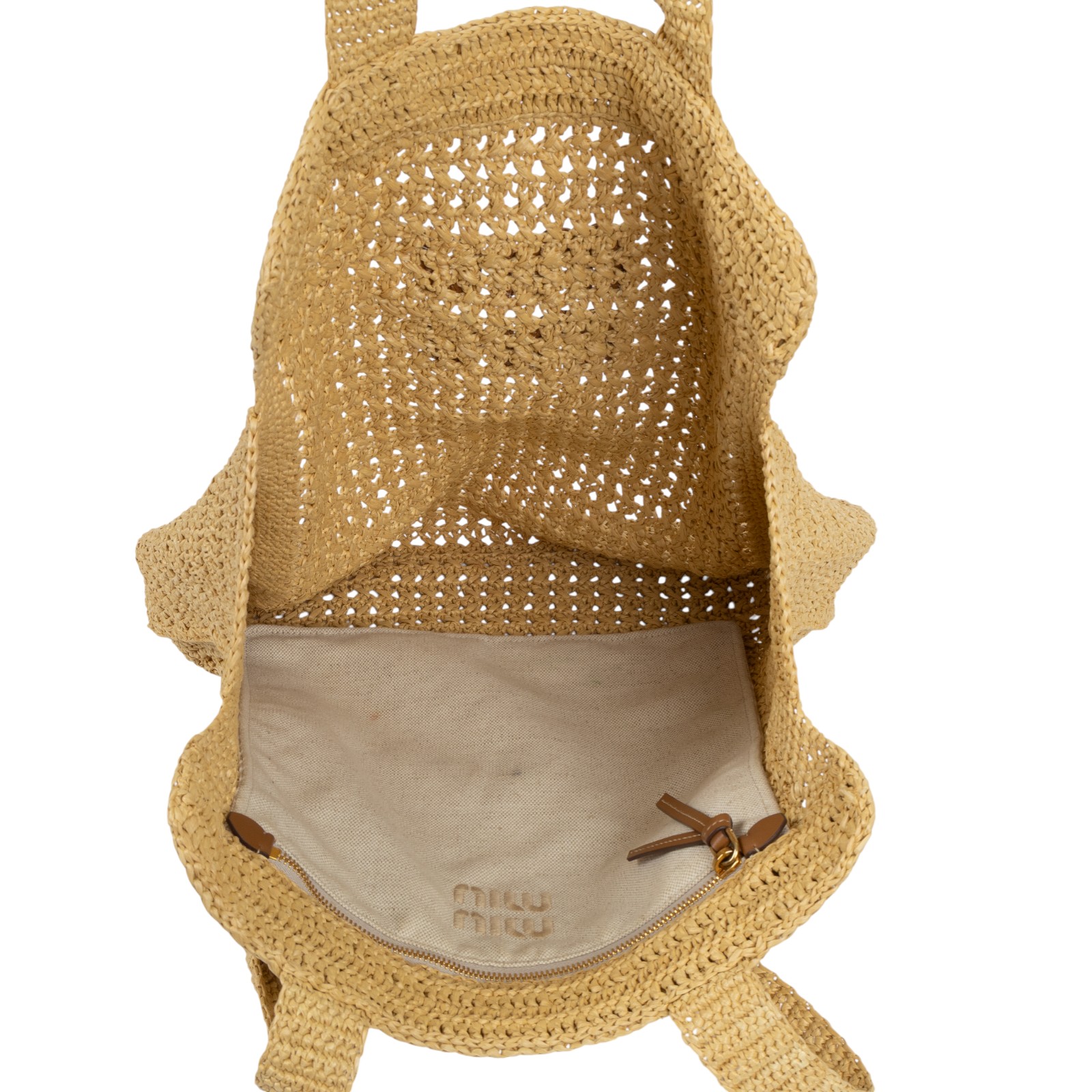 繆繆 MIU MIU 編織 托特包  草編托特包 防塵袋