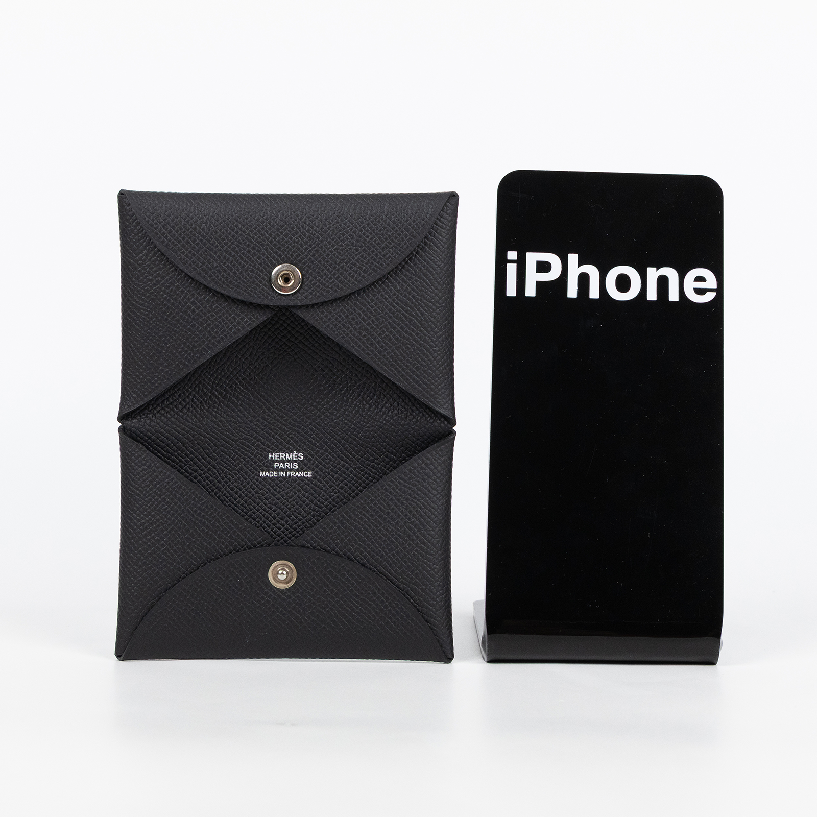 愛馬仕 Hermes Calvi 卡包 H044164CK89 /B AA003ZA B刻黑CALVI 原廠盒子