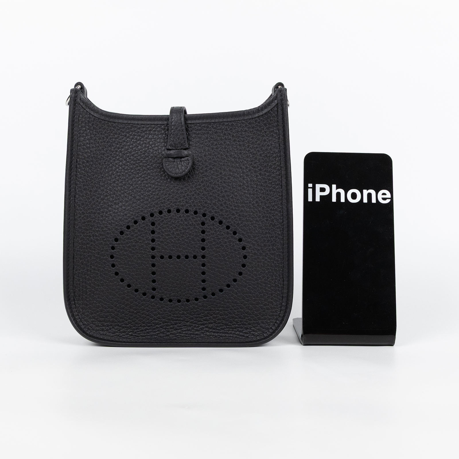 愛馬仕 Hermes Evelyne 16 Amazone bag 伊芙琳包 黑色 銀色五金 H069426CKAV /W MN012 KD  原廠盒子/防塵袋/購買證明