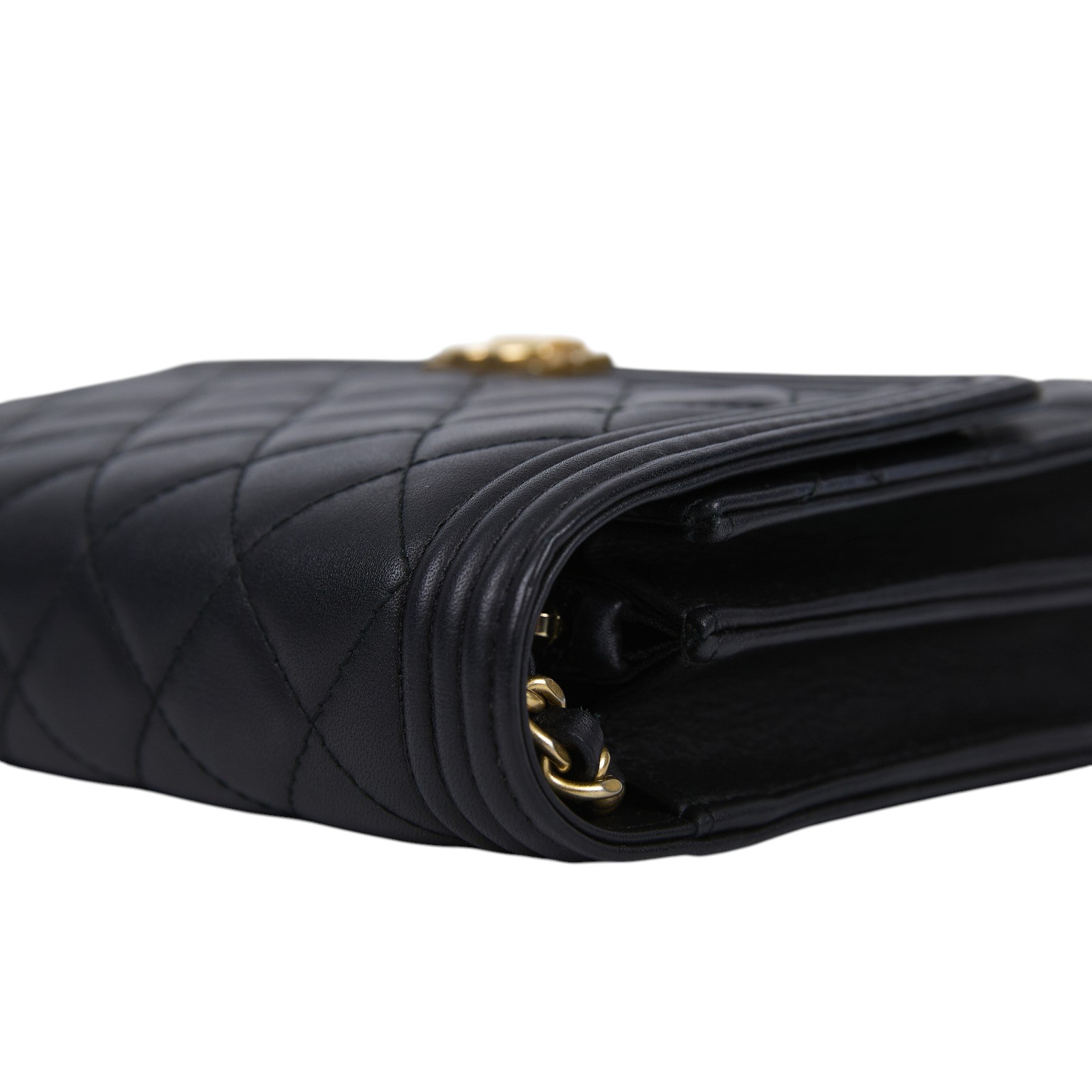 香奈兒 CHANEL CC LOGO WOC 單肩包 斜肩包 皮夾 A84433 Y09939 26開黑BOY WOC 原廠盒子/防塵袋/保證卡/購買證明