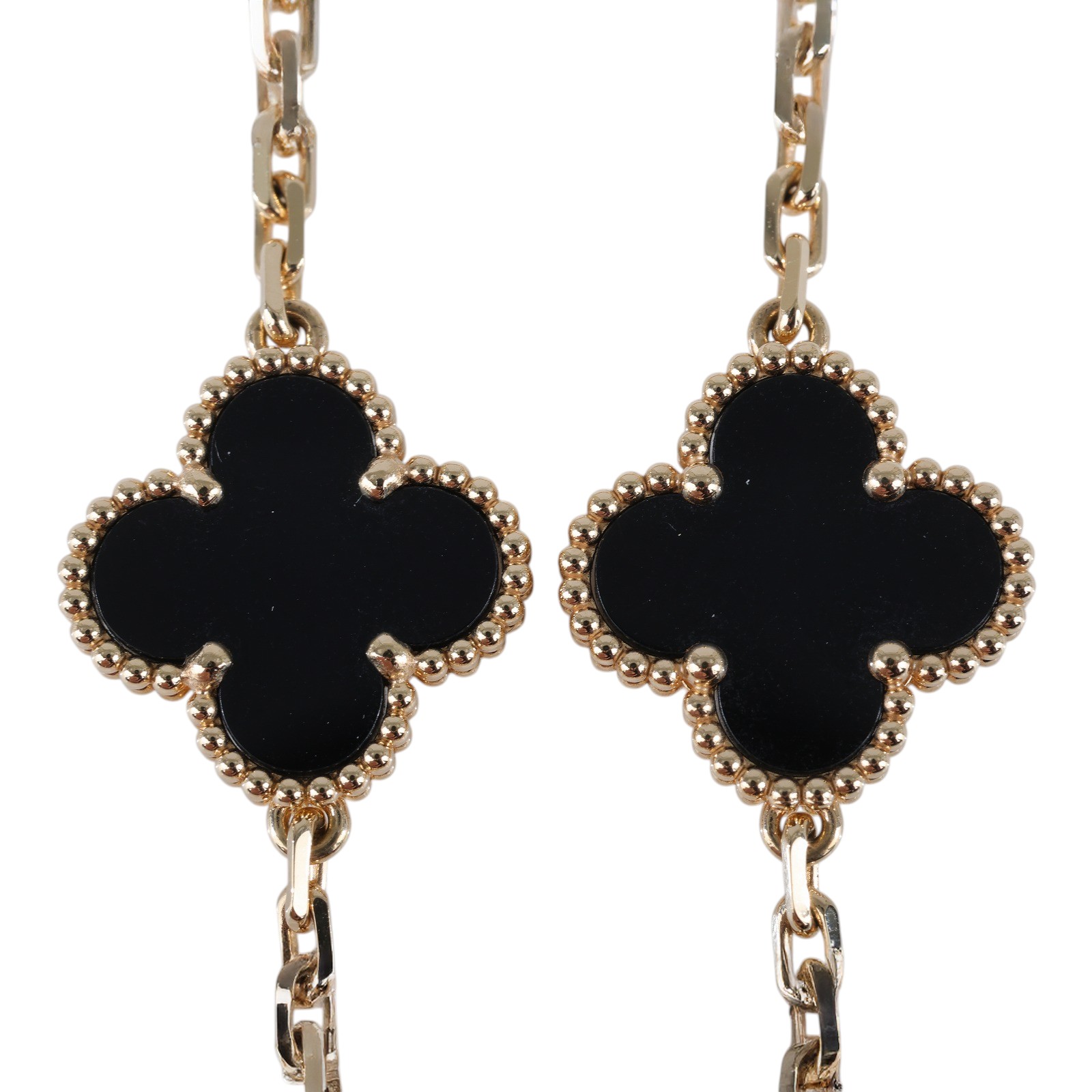 梵克雅寶 Van Cleef & Arpels Vintage Alhambra手鍊 5枚四葉幸運圖騰 VCARA41300  原廠盒子/防塵袋/保書/購買證明