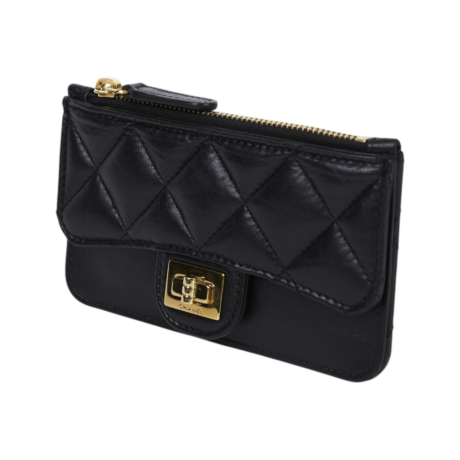 香奈兒 CHANEL 2.55 錢包 卡夾 AP0624 28開黑2.55零錢卡包 原廠盒子/防塵袋/保證卡